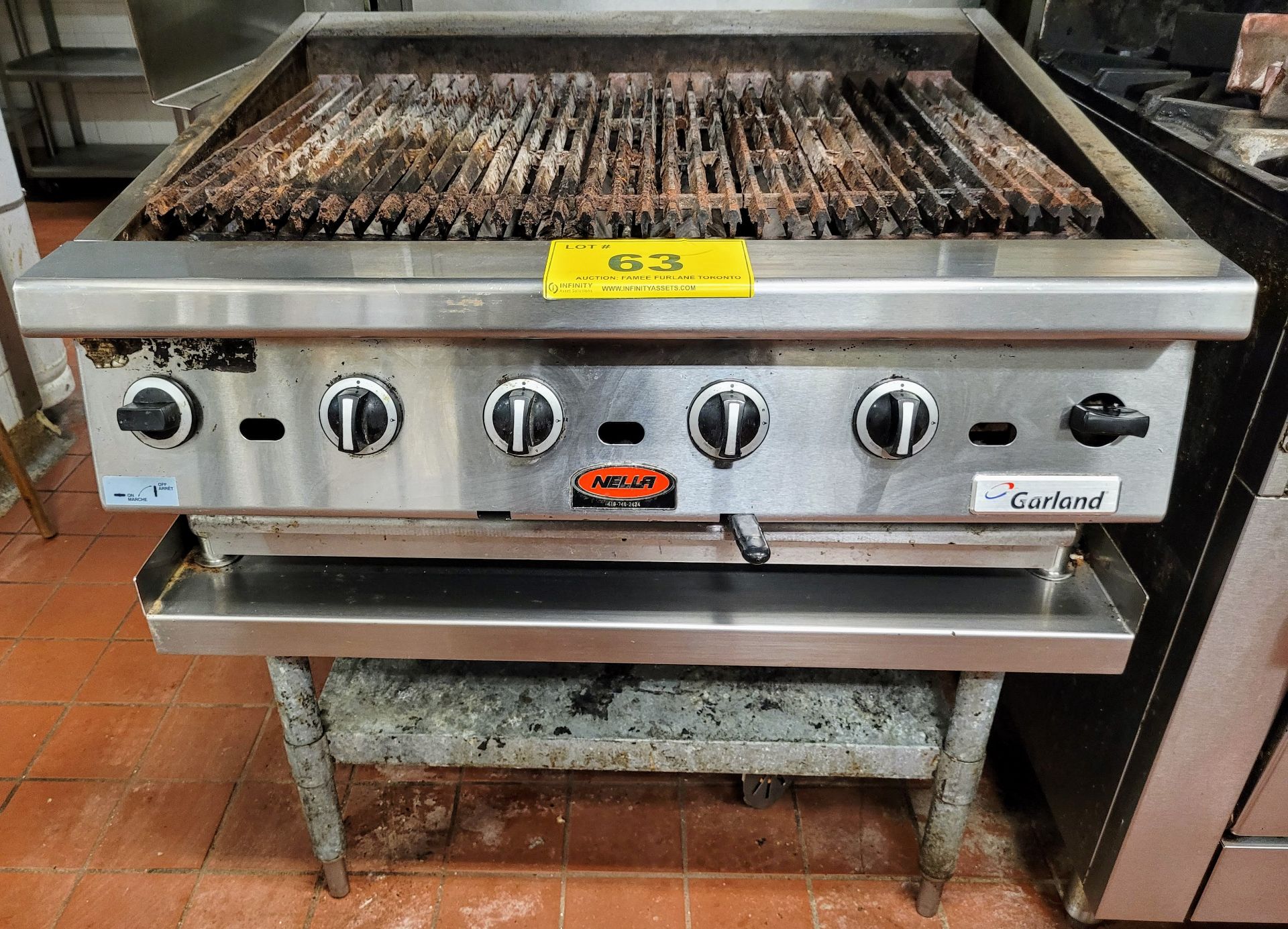 GARLAND 6-BURNER NATURAL GAS COUNTER TOP RADIANT CHAR BROILER - Image 2 of 3