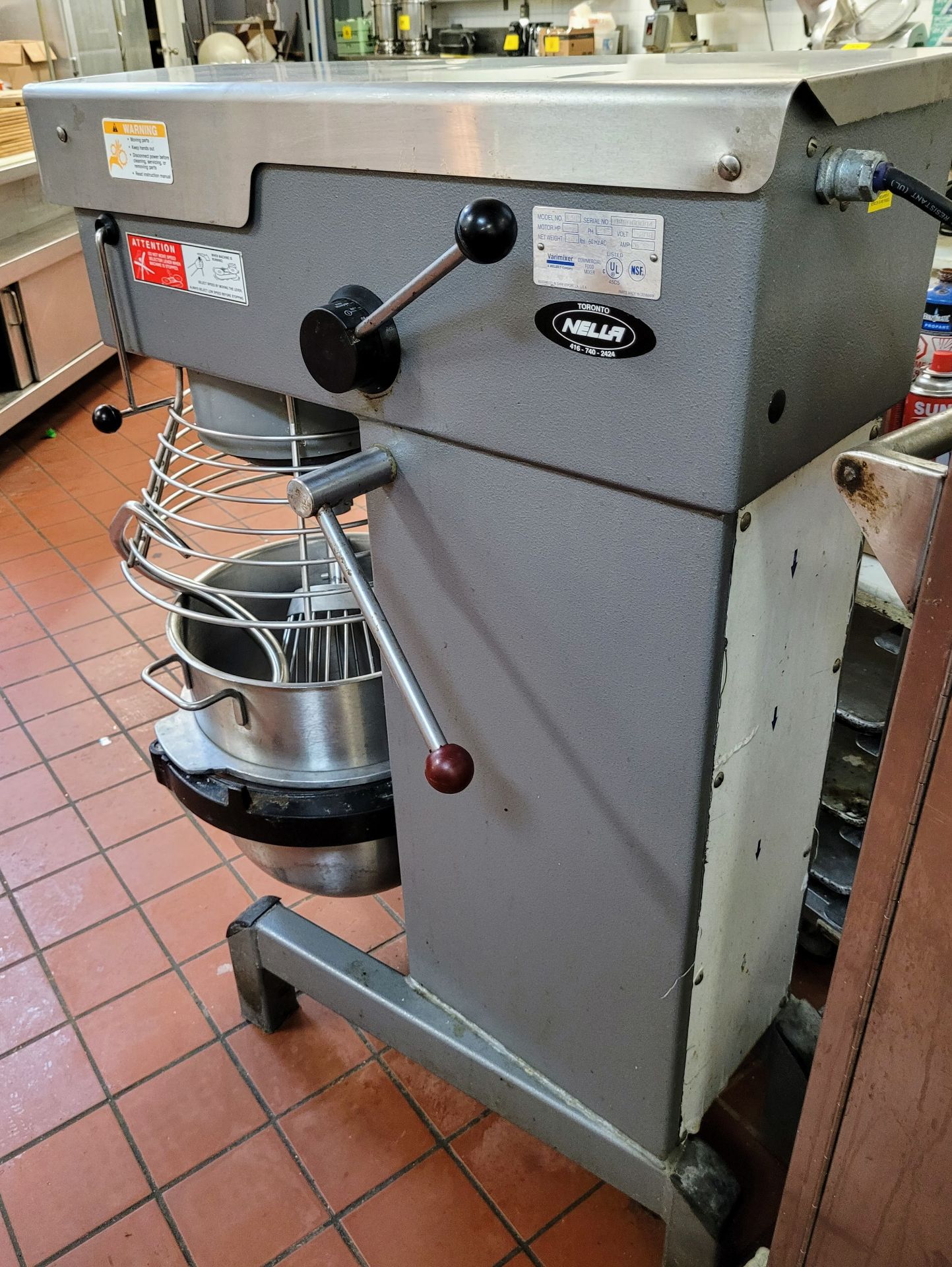 GARLAND VARIMIXER W40 PIZZA DOUGH MIXER, 40 QUART - Image 4 of 8