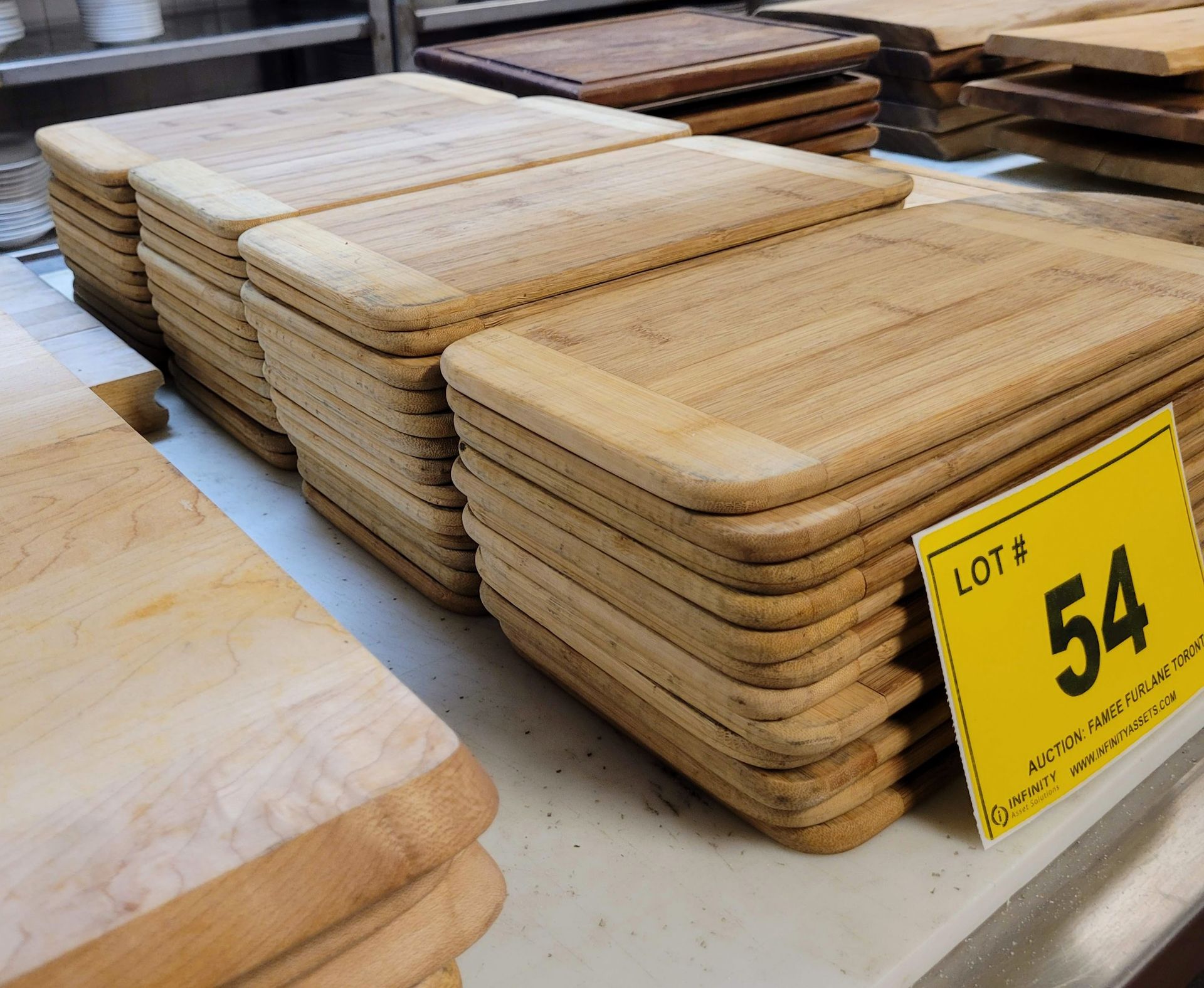 LOT - ASSORTED WOODEN CUTTING BOARDS - Image 3 of 4