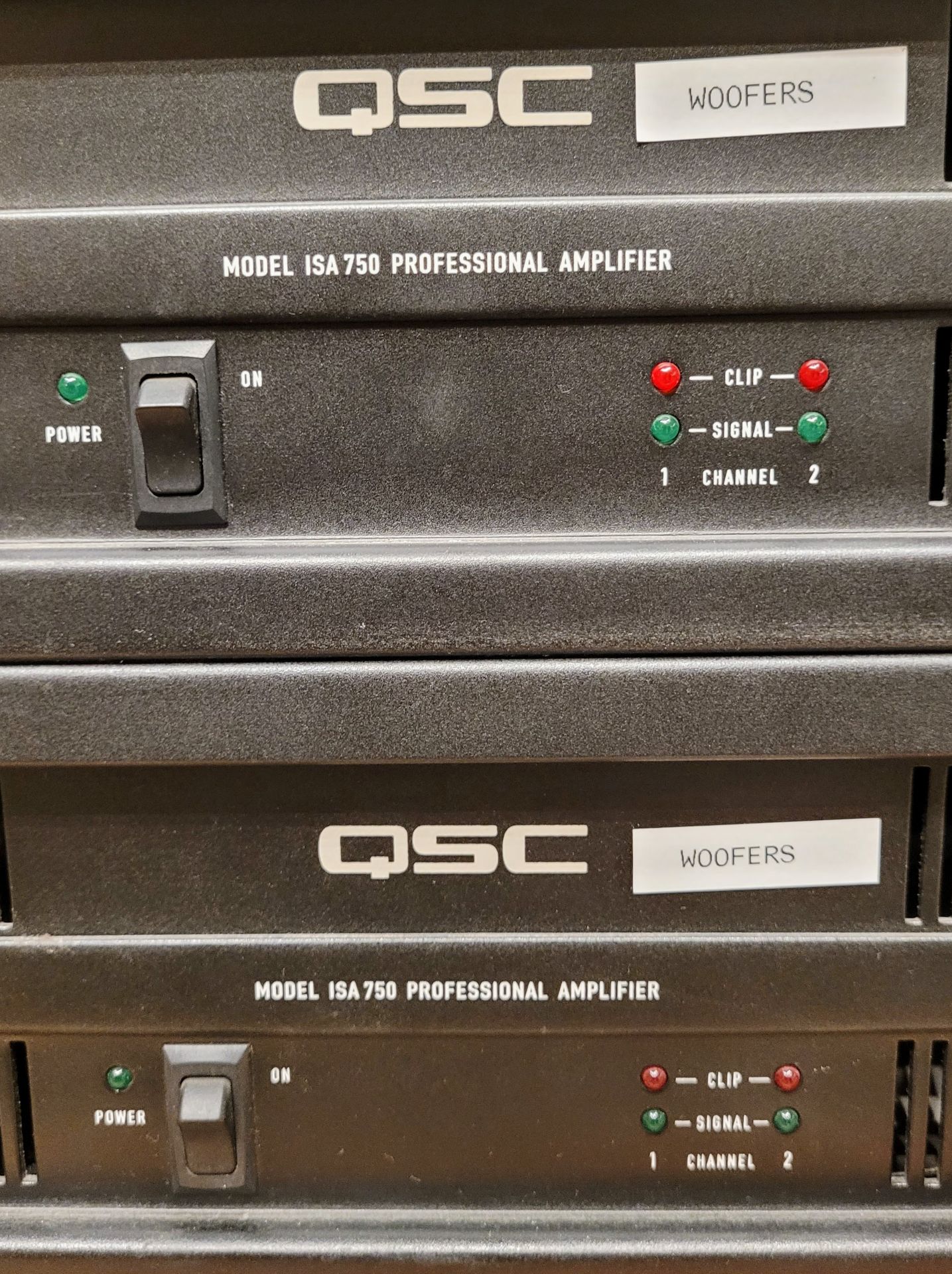 LOT - (4) QSC PROFESSIONAL AMPLIFIERS - Image 4 of 6