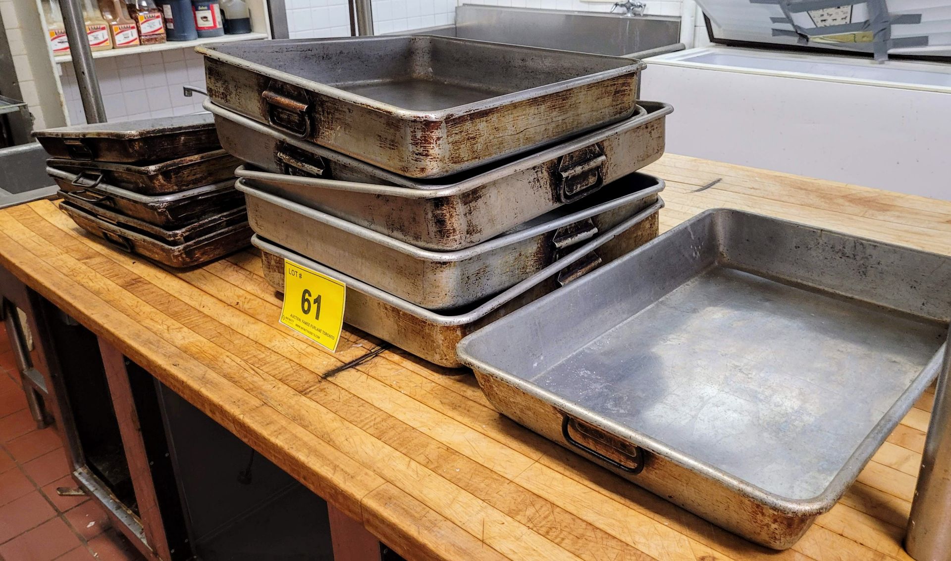LOT - STEEL OVEN PANS - Image 3 of 3