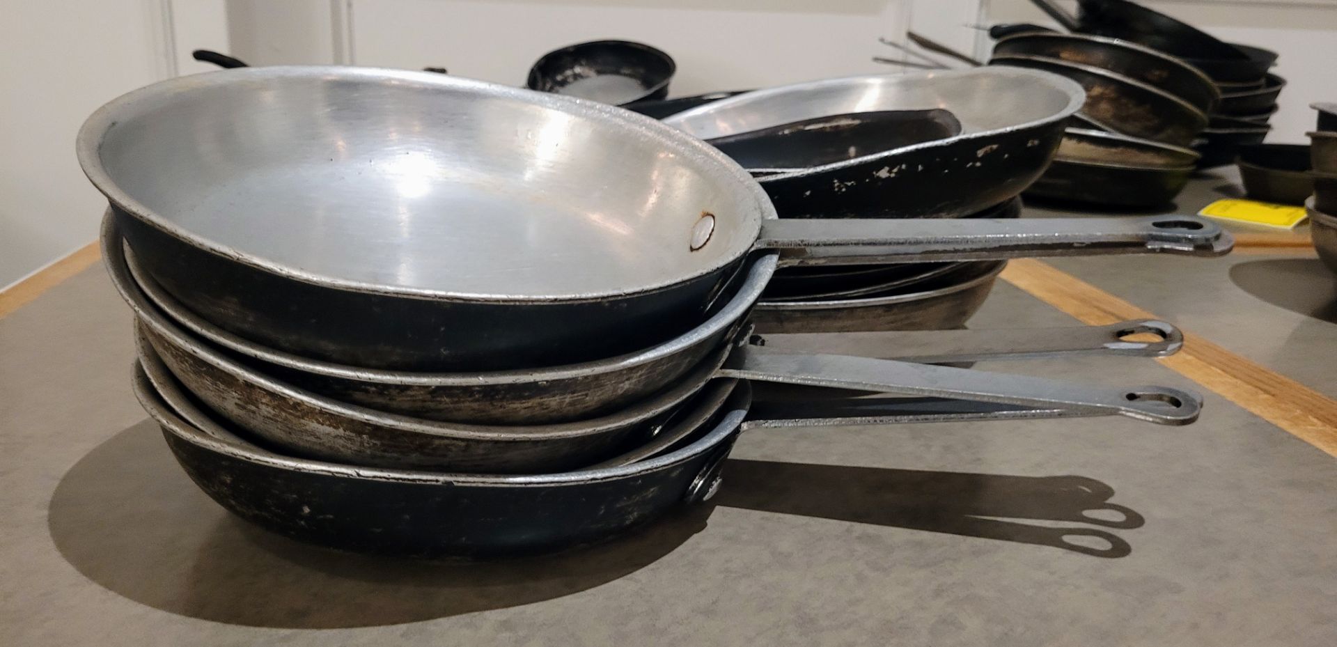 LOT - ASSORTED FRYING PANS - Image 2 of 3