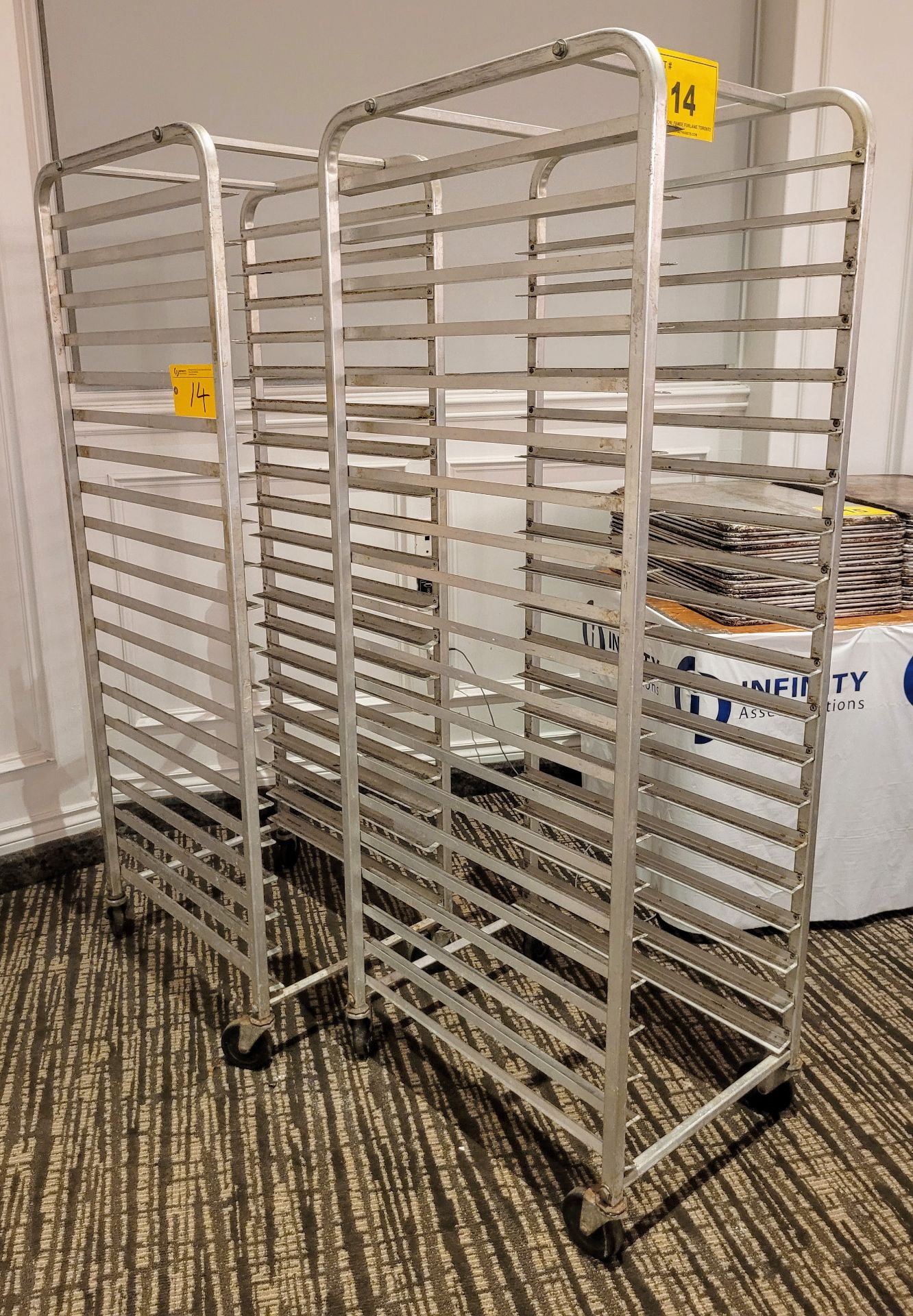 LOT - (2) 20-TRAY BAKER RACKS