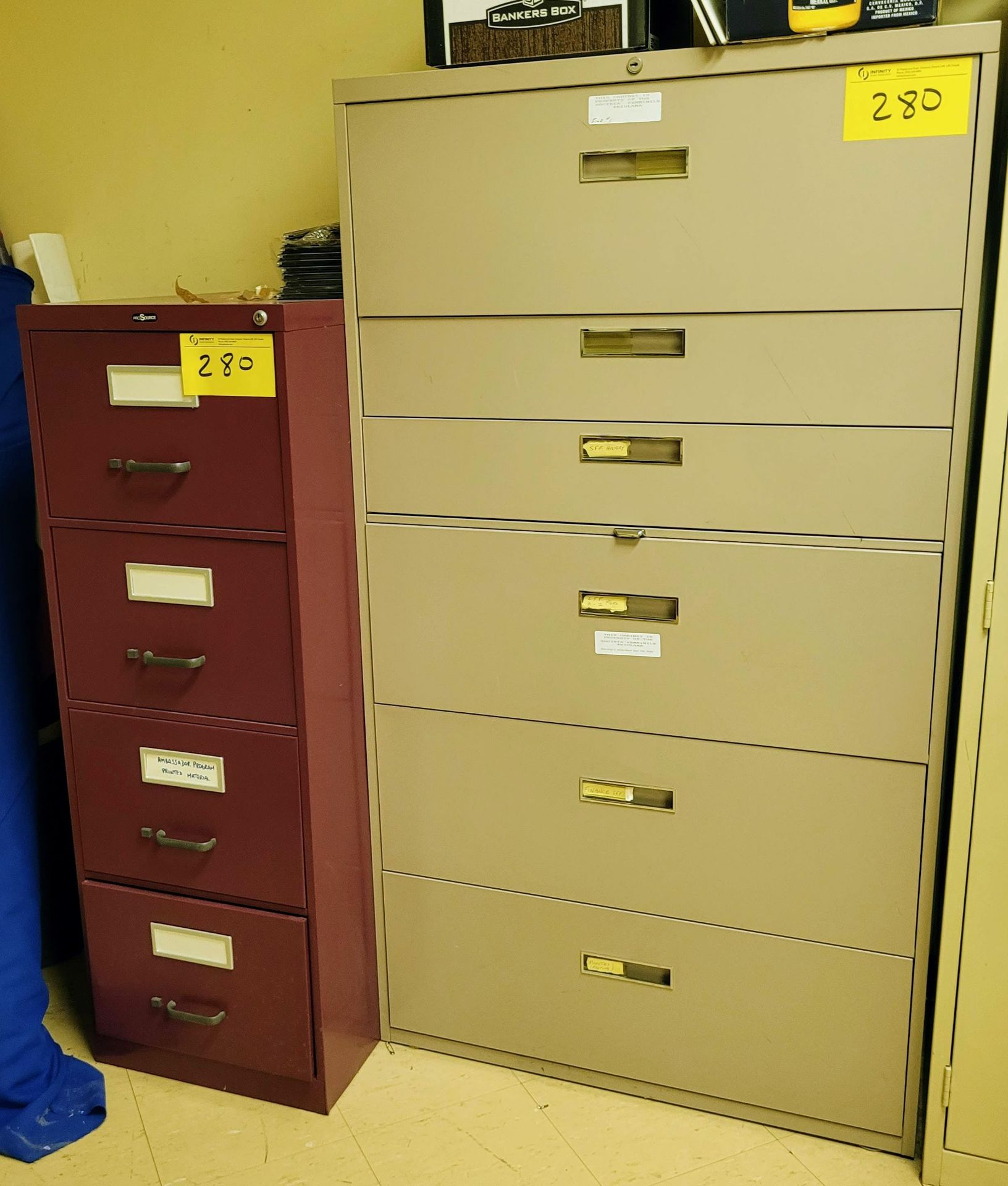 LOT - (4) FILE CABINETS - Image 2 of 2