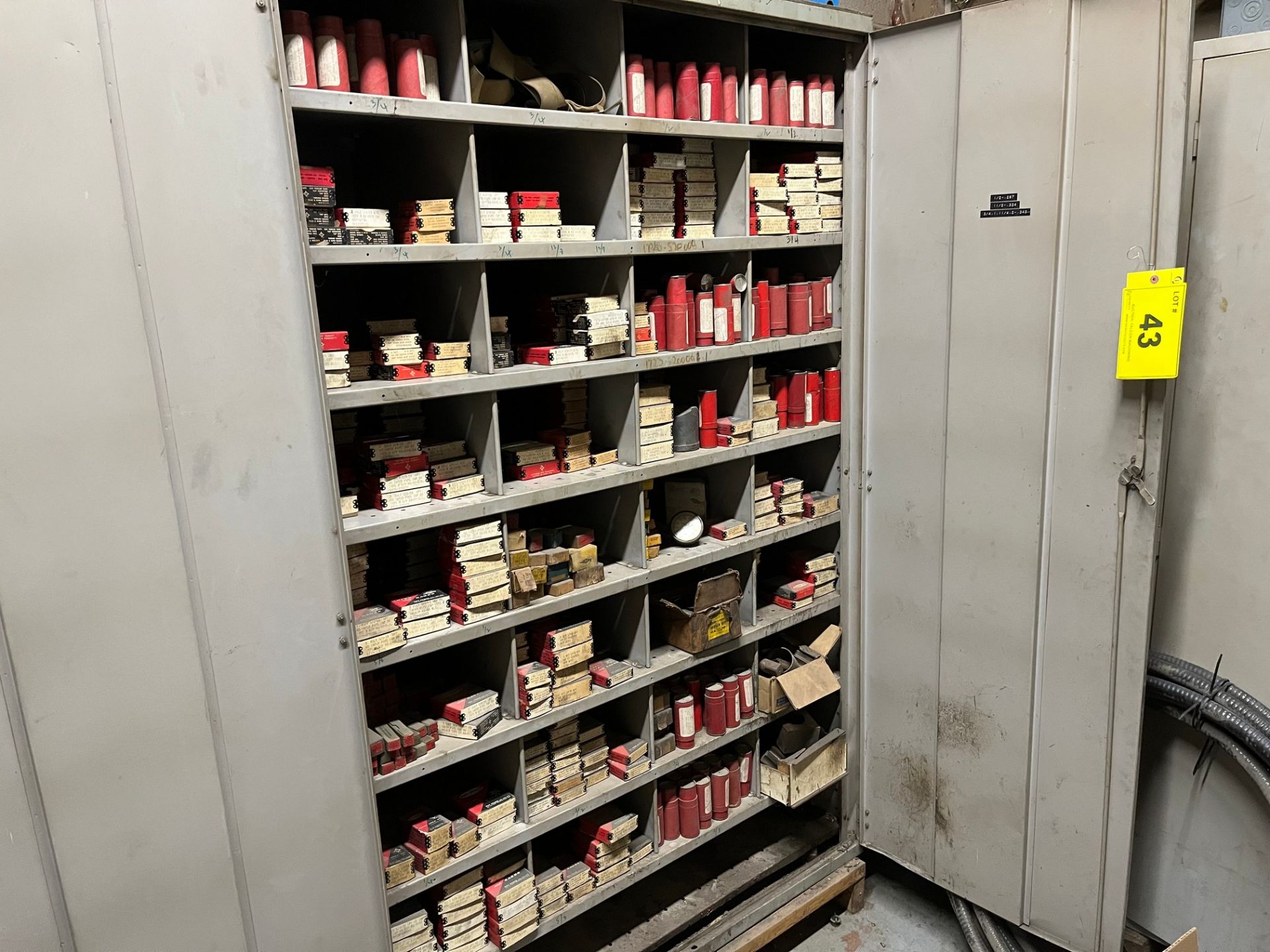 TAPS INVENTORY - BAY STATE (METAL CABINET NOT INCLUDED)