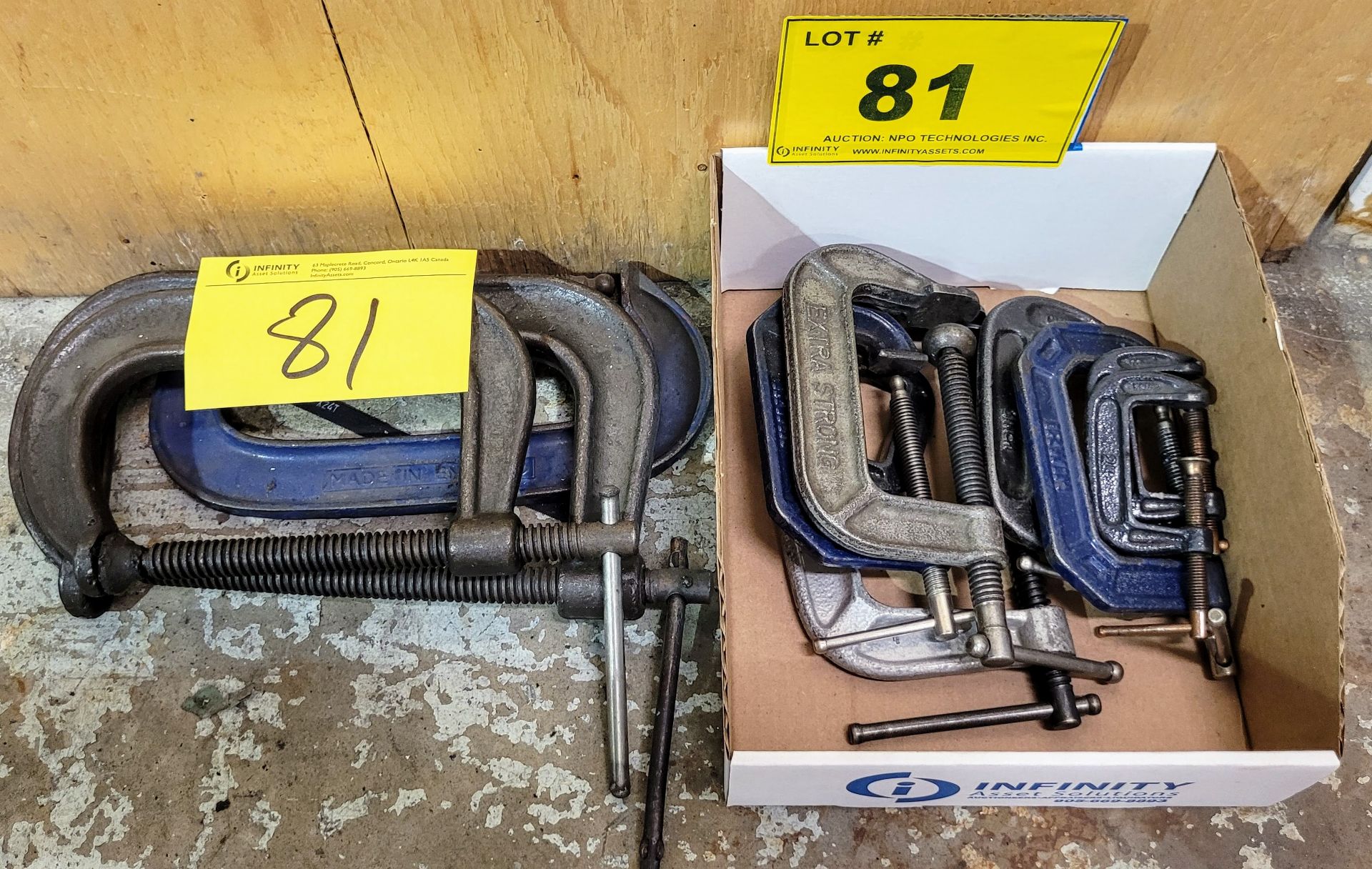 LOT - "C" CLAMPS