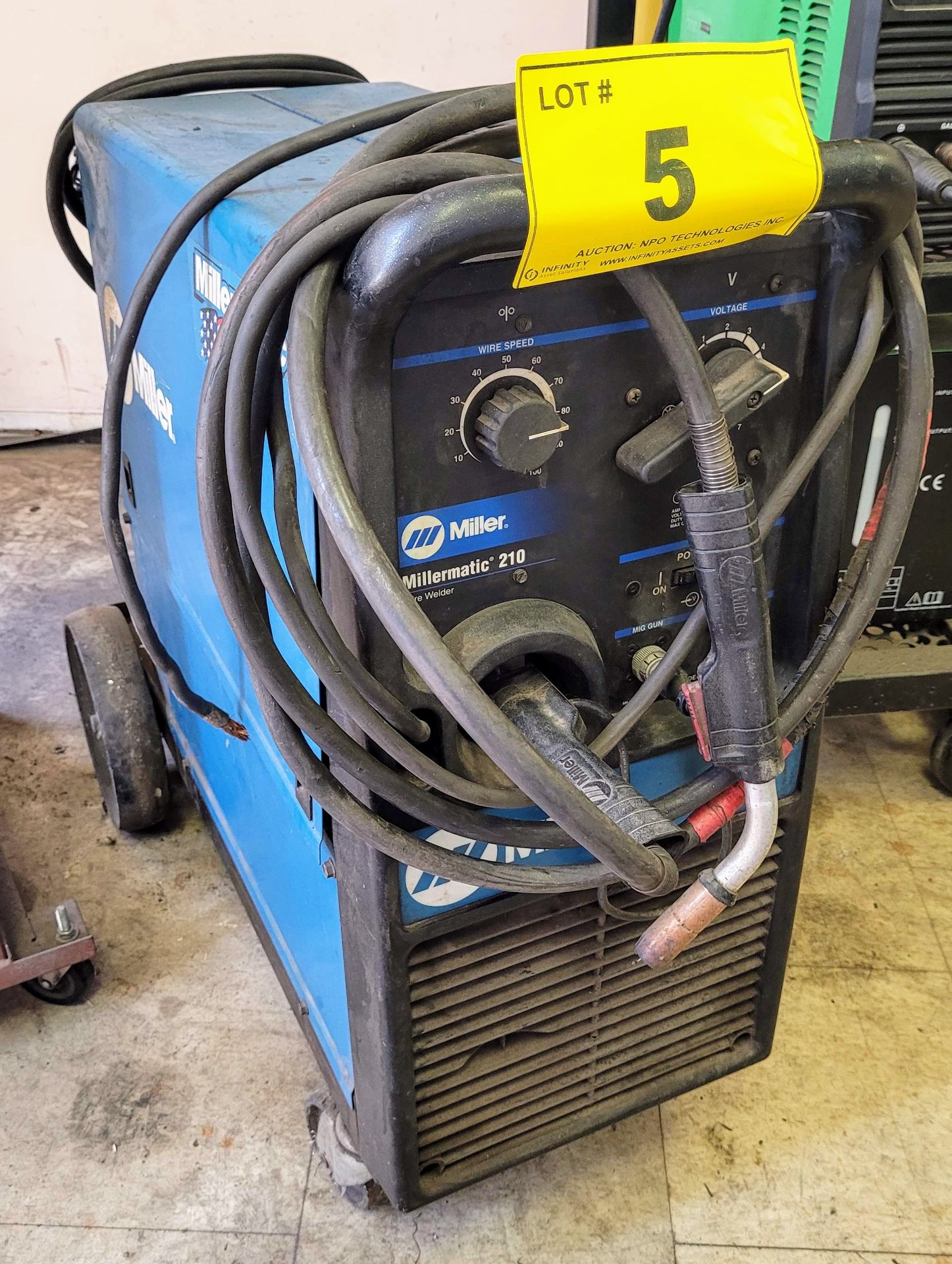 MILLER MILLERMATIC 210 WELDER, S/N LF233634