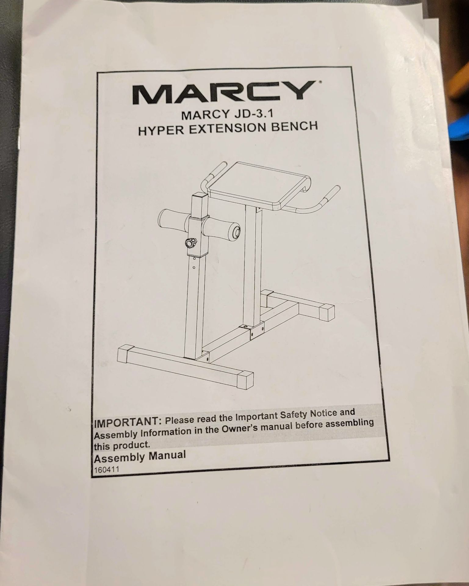 MARCY JD-3.1 HYPER EXTENSION BENCH - Image 2 of 2