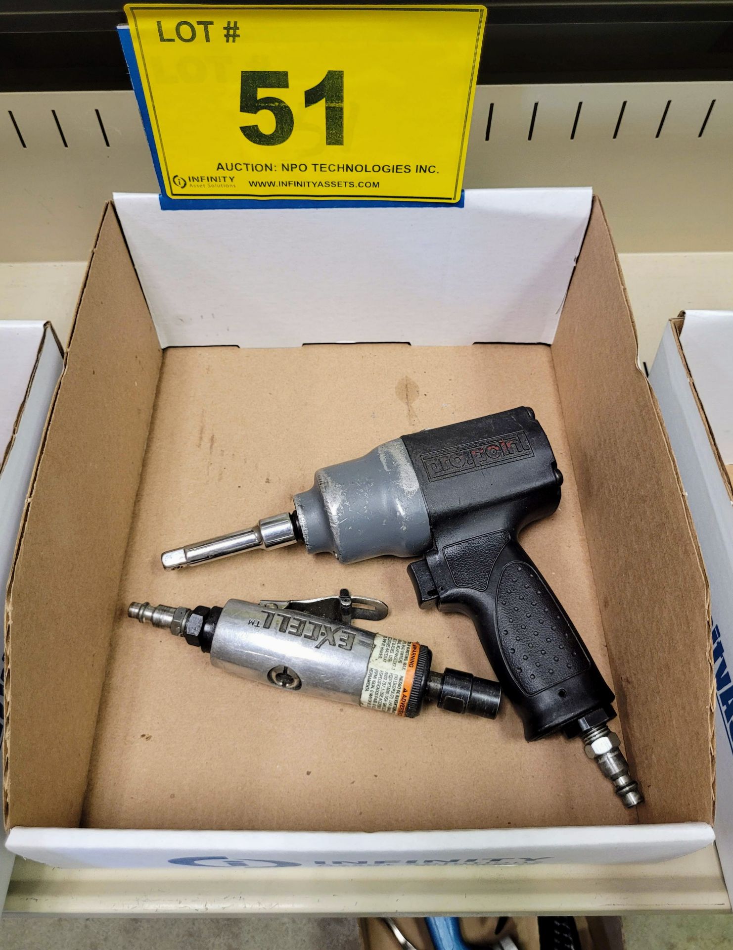 LOT - PRO POINT AIR IMPACT WRENCH W/ DREMEL