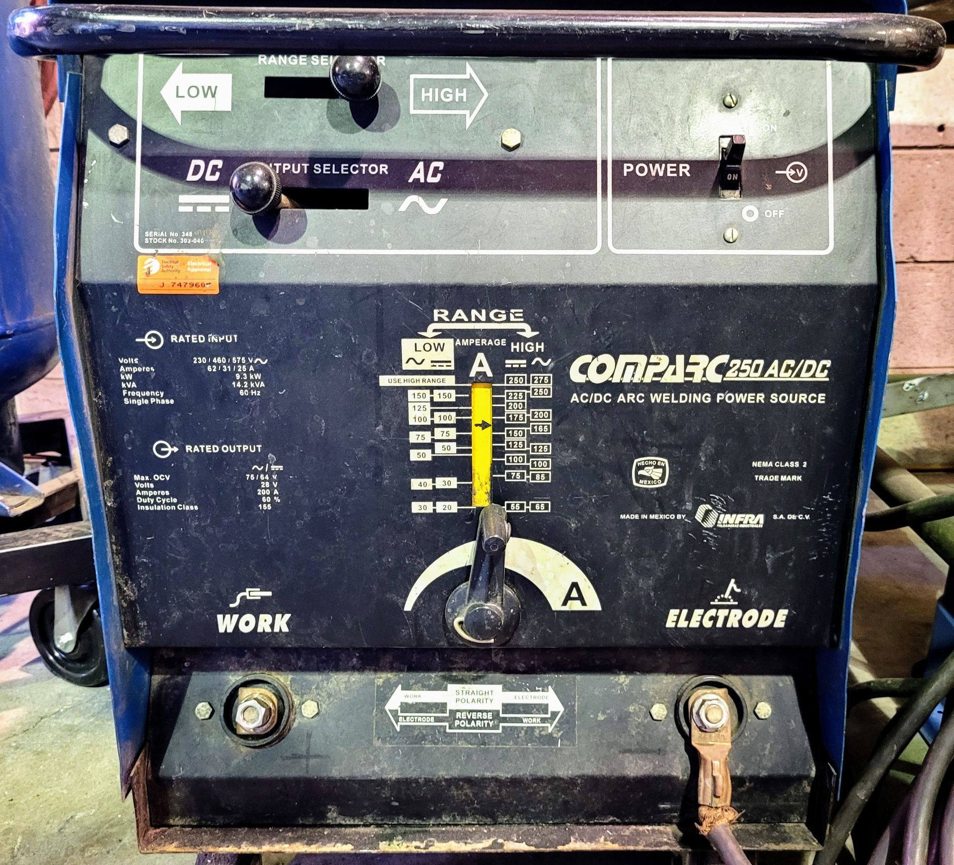 COMPARC 250 AC-DC ARC WELDER - Image 3 of 5