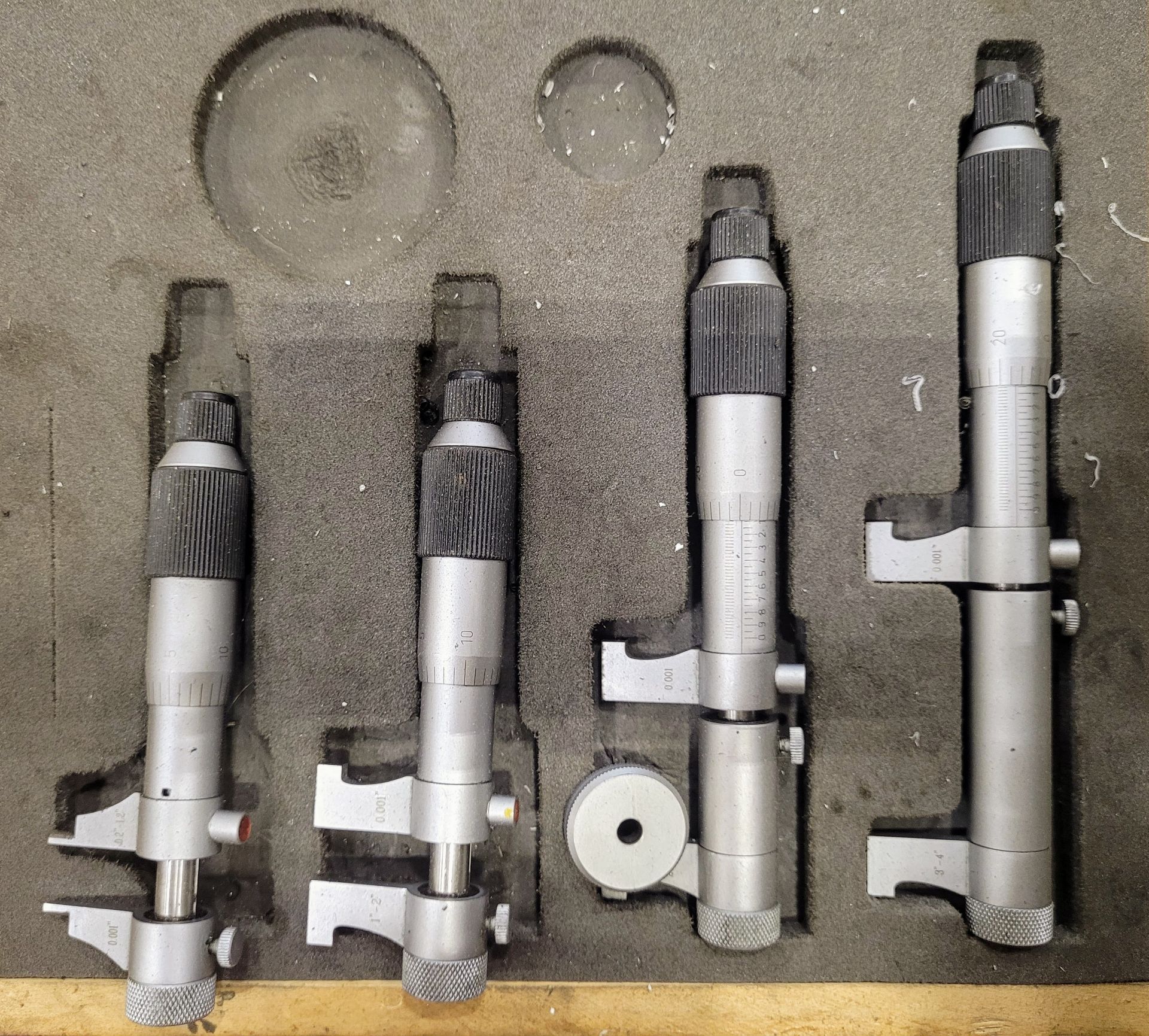 LOT - ASSORTED STARRETT DRIVE PUNCHES, CALIPERS, GAUGES, ETC. - Image 3 of 4