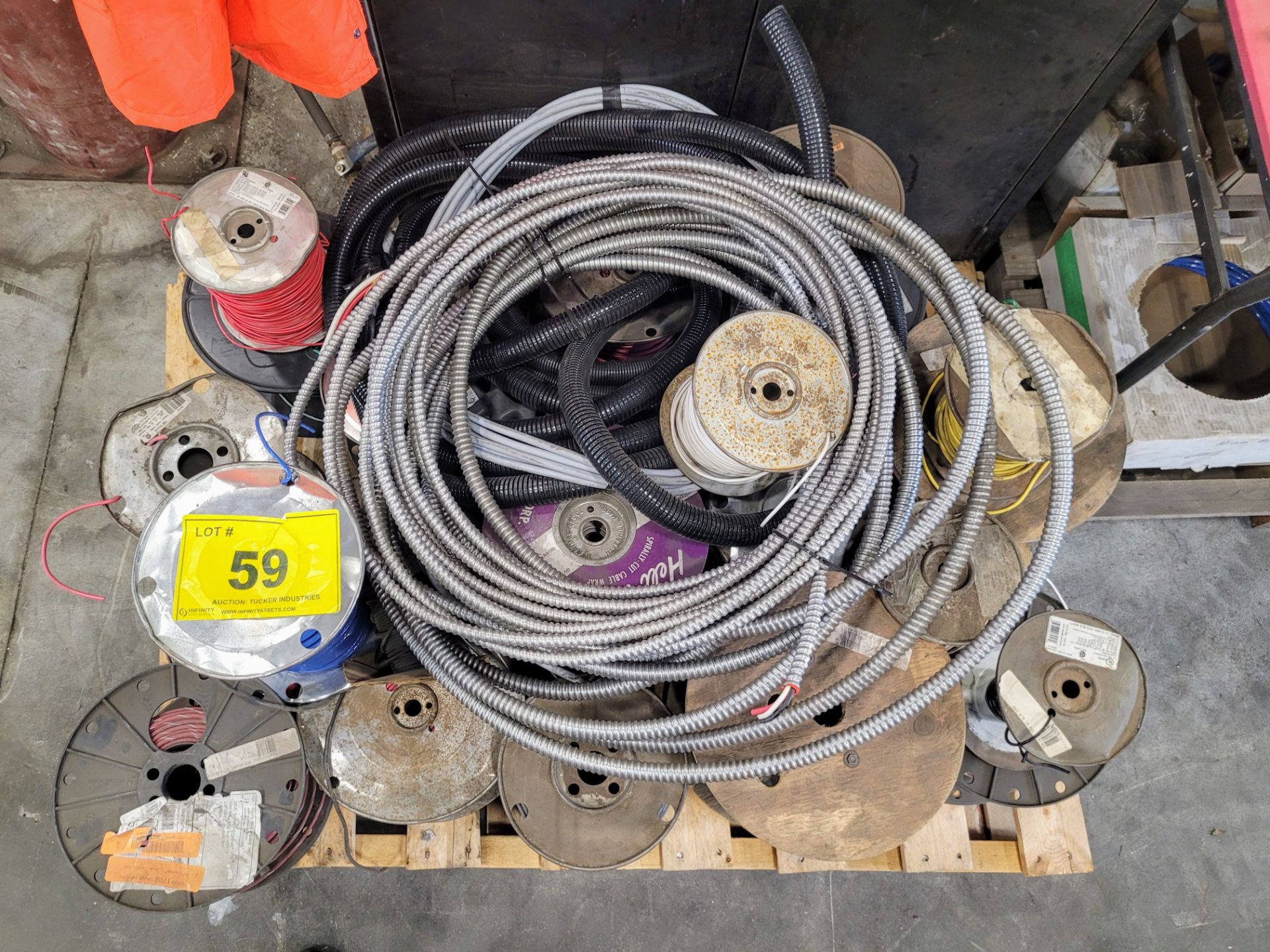 PALLET OF ASSORTED WIRE, CABLES, ETC. - Image 6 of 6