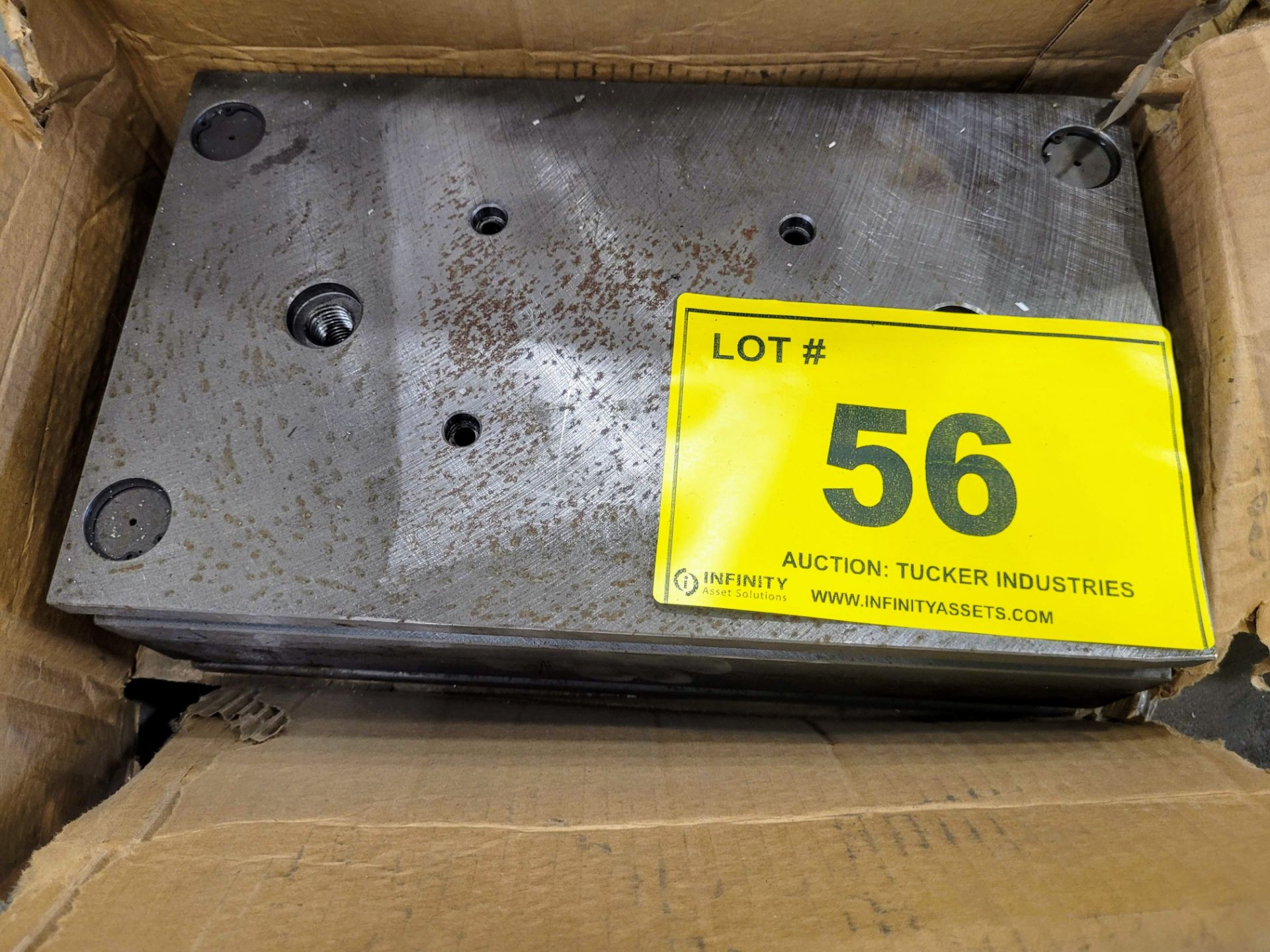 LOT - ASSORTED METAL SURFACE PLATES, FIXTURES, (2) BAGS KOCETAL ACETAL COPOLYMER, ETC. - Image 2 of 6