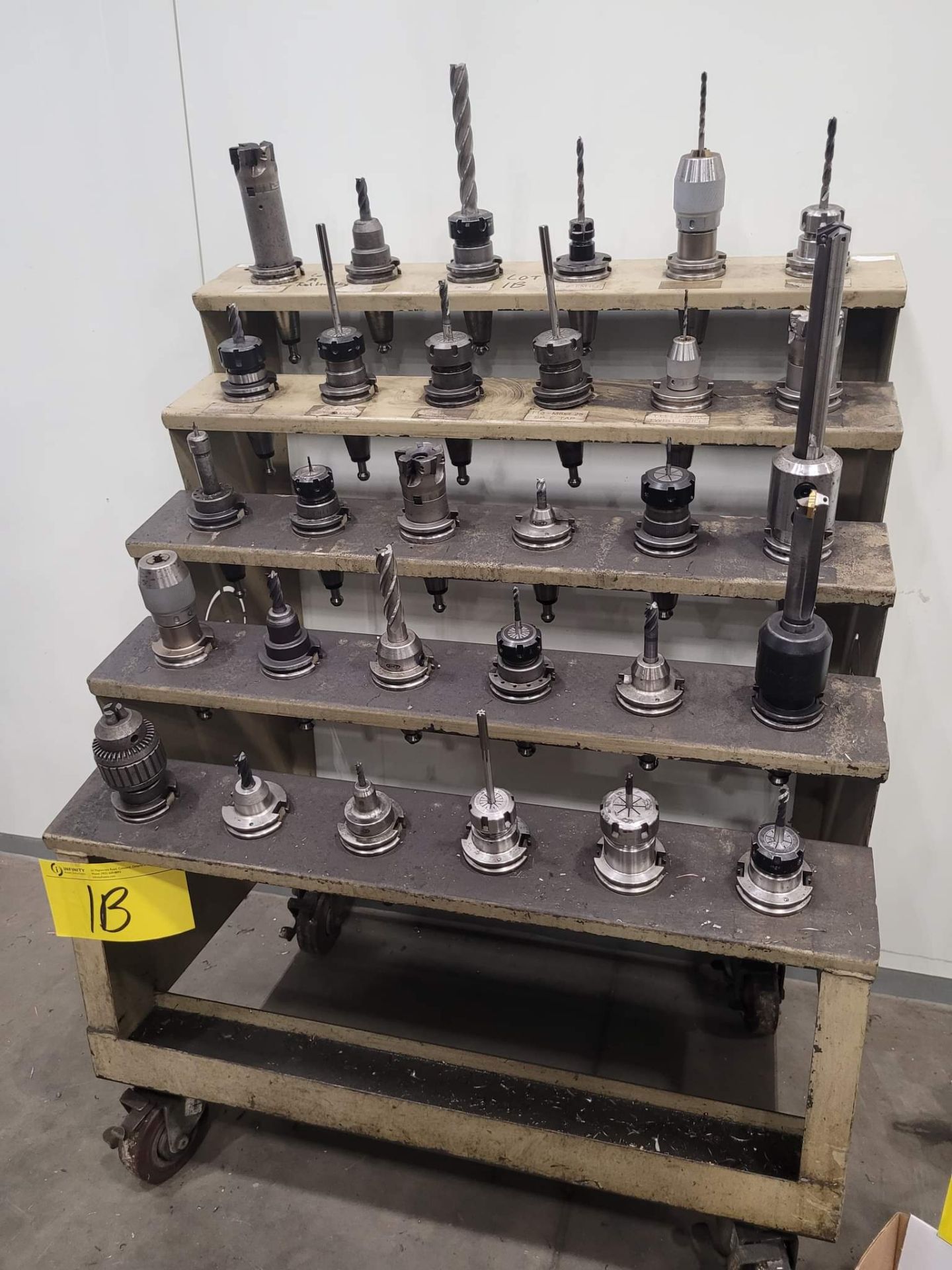 TOOL HOLDER CART, 36-HOLDER CAPACITY (NO CONTENTS)