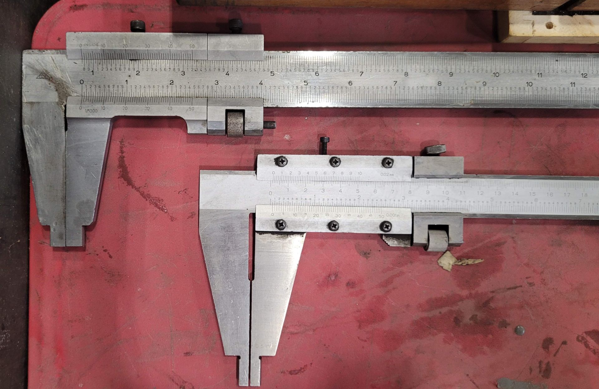 LOT - (2) MANUAL VERNIERS (42" AND 24") - Image 2 of 2
