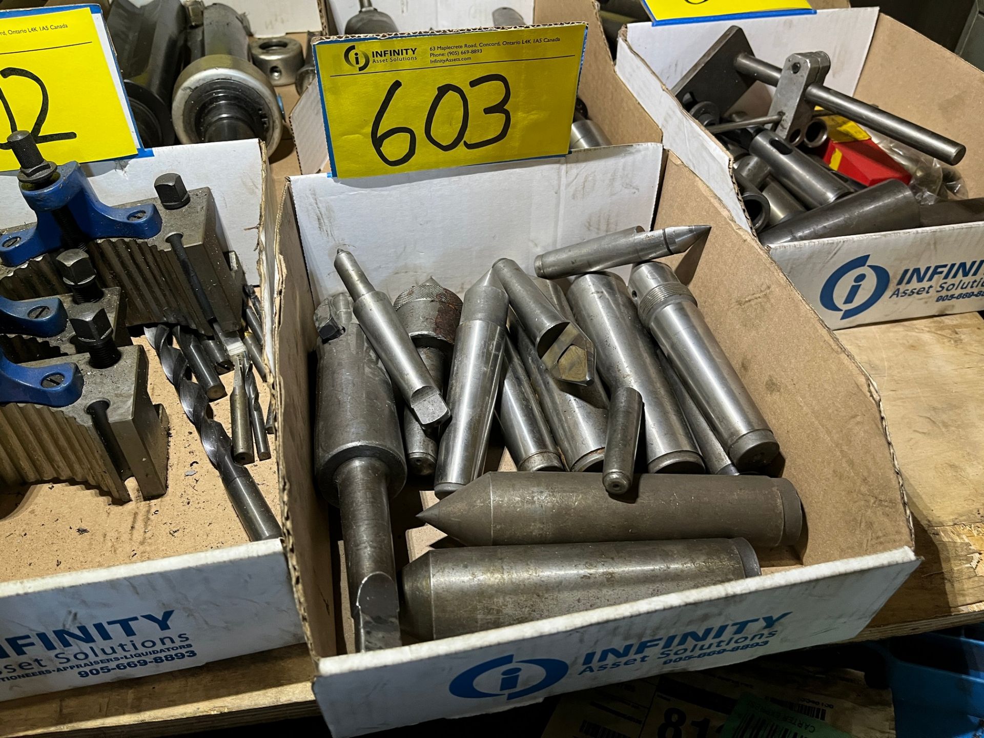 LOT LATHE CENTERS AND CARBIDE CENTERS