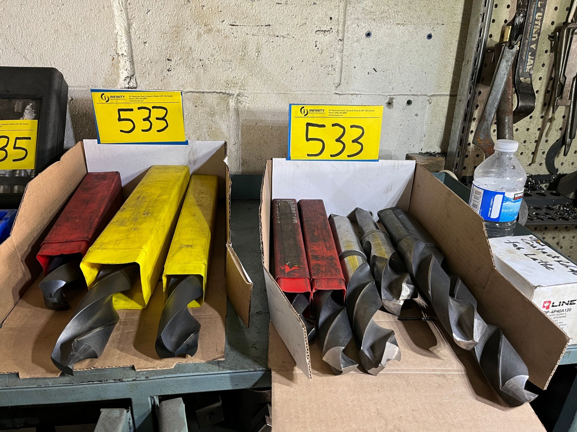 LOT (2) BOXES OF BORING DRILLS