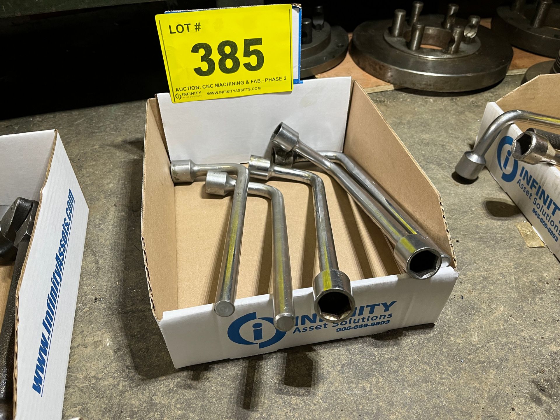 LOT OF (5) VISE WRENCHES
