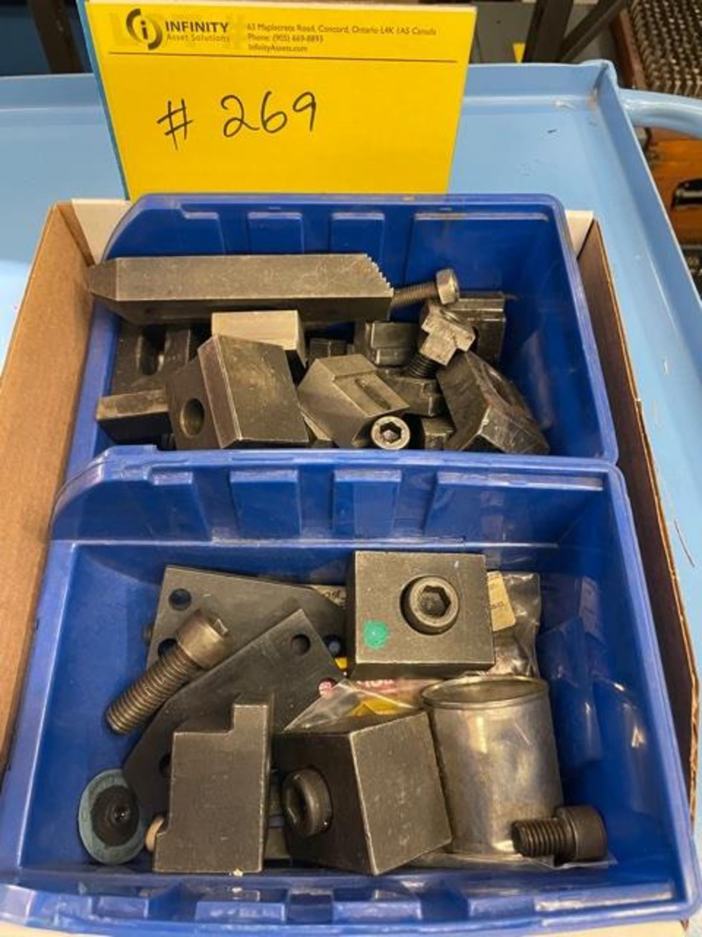 Vise clamps, nuts and bolts