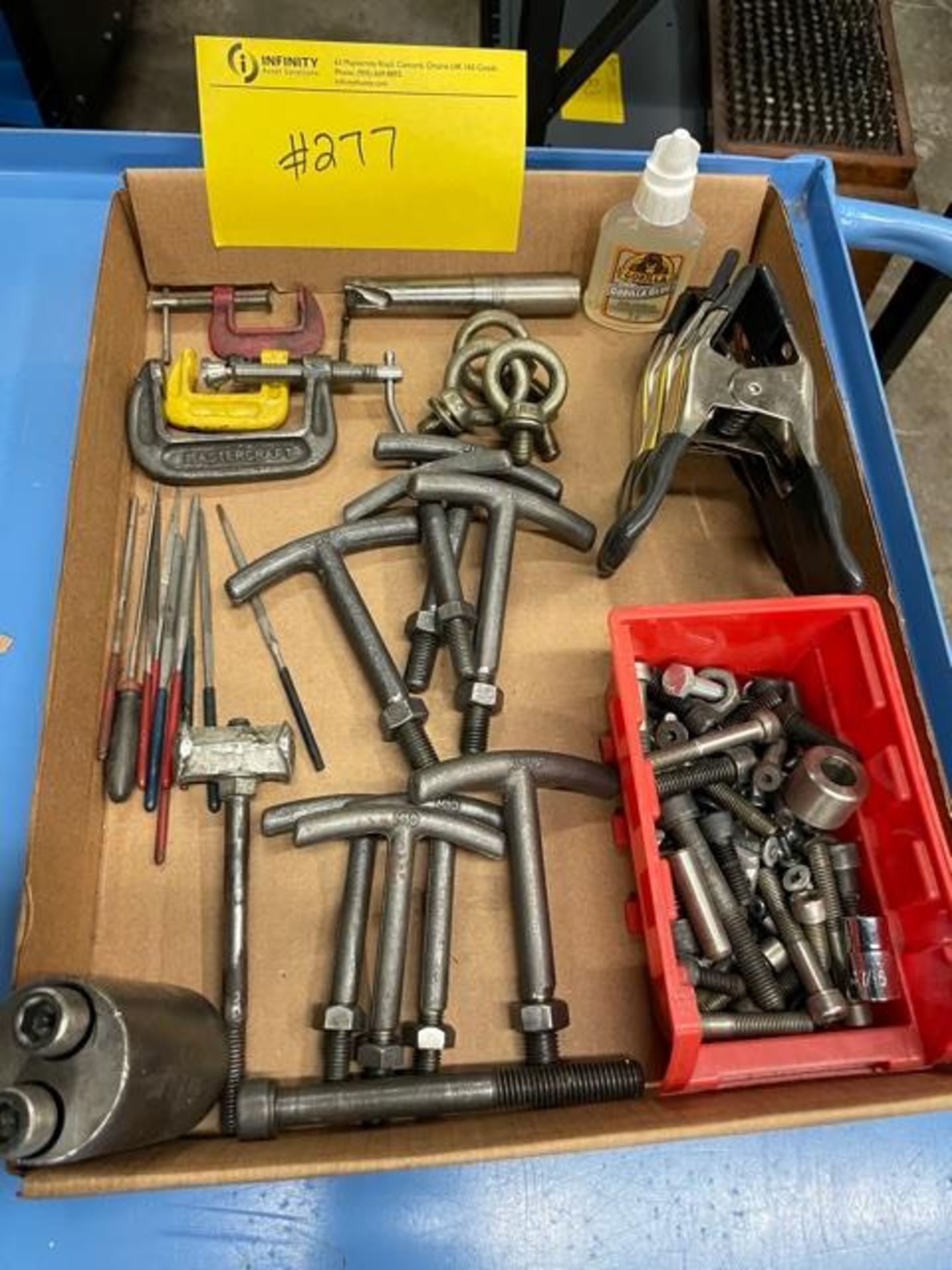 Jack screws, clamps and machine shop accessories
