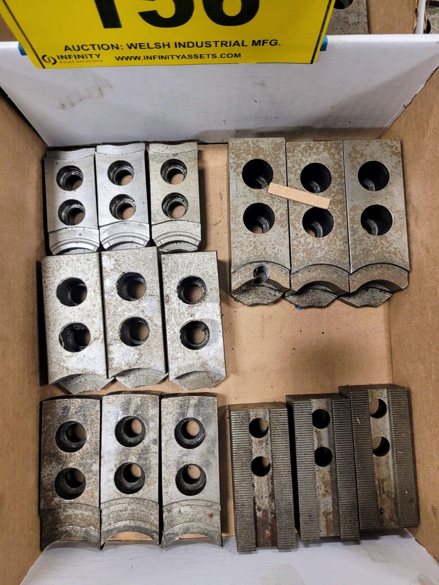 LOT OF (3) BOXES OF LATHE JAW SETS - Image 2 of 4