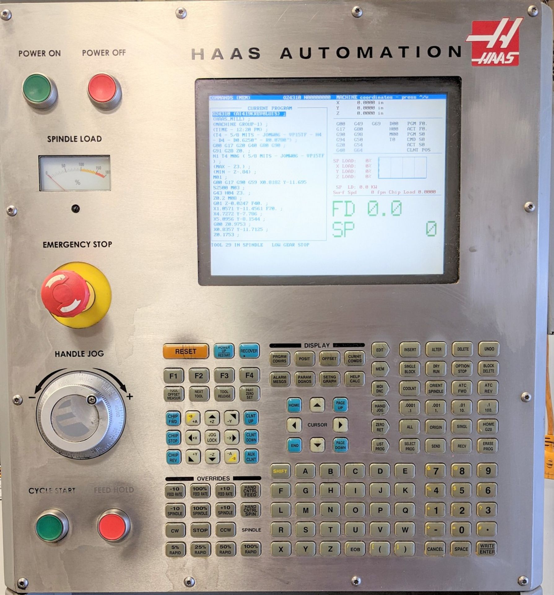 2005 HAAS VF-5/50XT CNC VERTICAL MACHINING CENTER, CNC CONTROL, TRAVELS: X-60”, Y-26”, Z-25”, CAT50, - Image 9 of 15