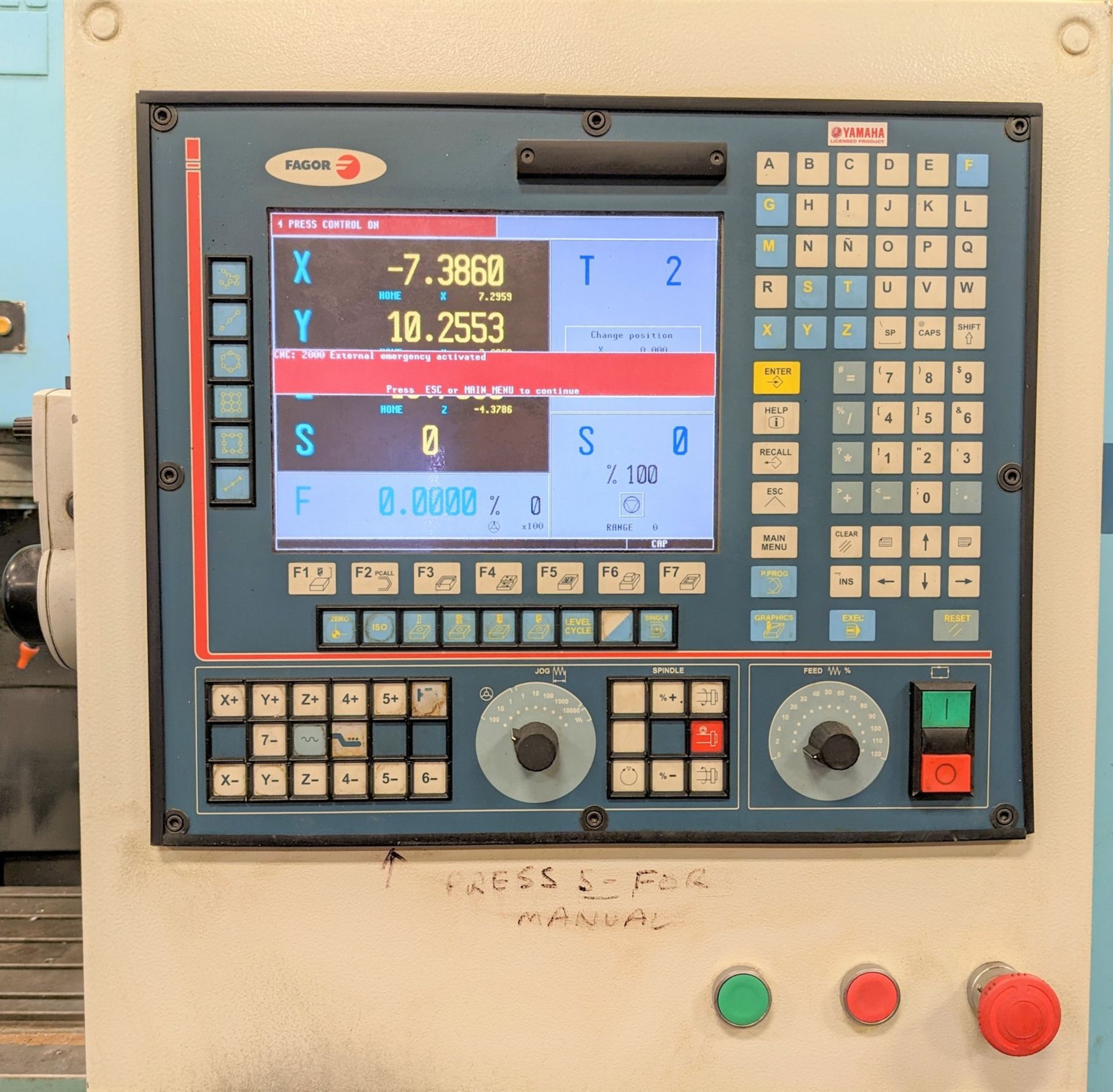 HURCO SPIRIT 40 SLV CNC VERTICAL MACHINING CENTER, RETROFIT W/ FAGOR CNC CONTROL, TRAVELS: X-40”, - Image 8 of 12