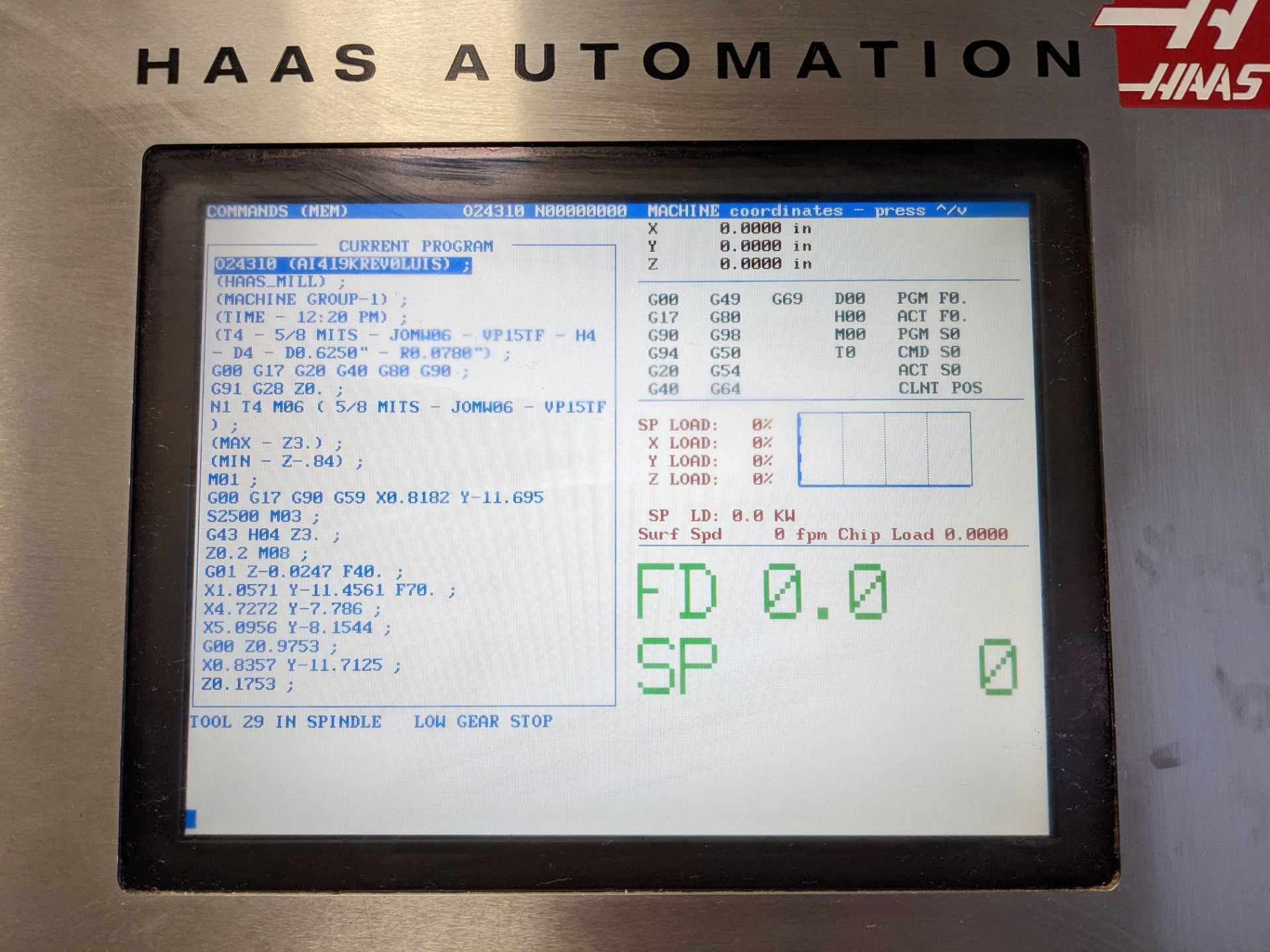 2005 HAAS VF-5/50XT CNC VERTICAL MACHINING CENTER, CNC CONTROL, TRAVELS: X-60”, Y-26”, Z-25”, CAT50, - Image 10 of 15