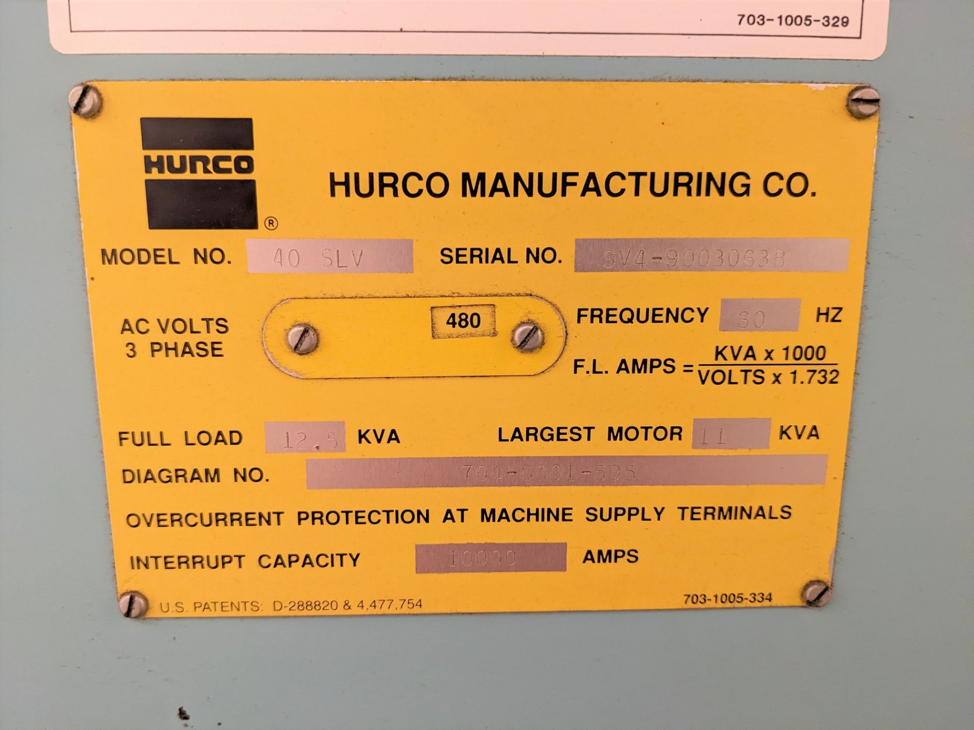 HURCO SPIRIT 40 SLV CNC VERTICAL MACHINING CENTER, RETROFIT W/ FAGOR CNC CONTROL, TRAVELS: X-40”, - Image 11 of 12