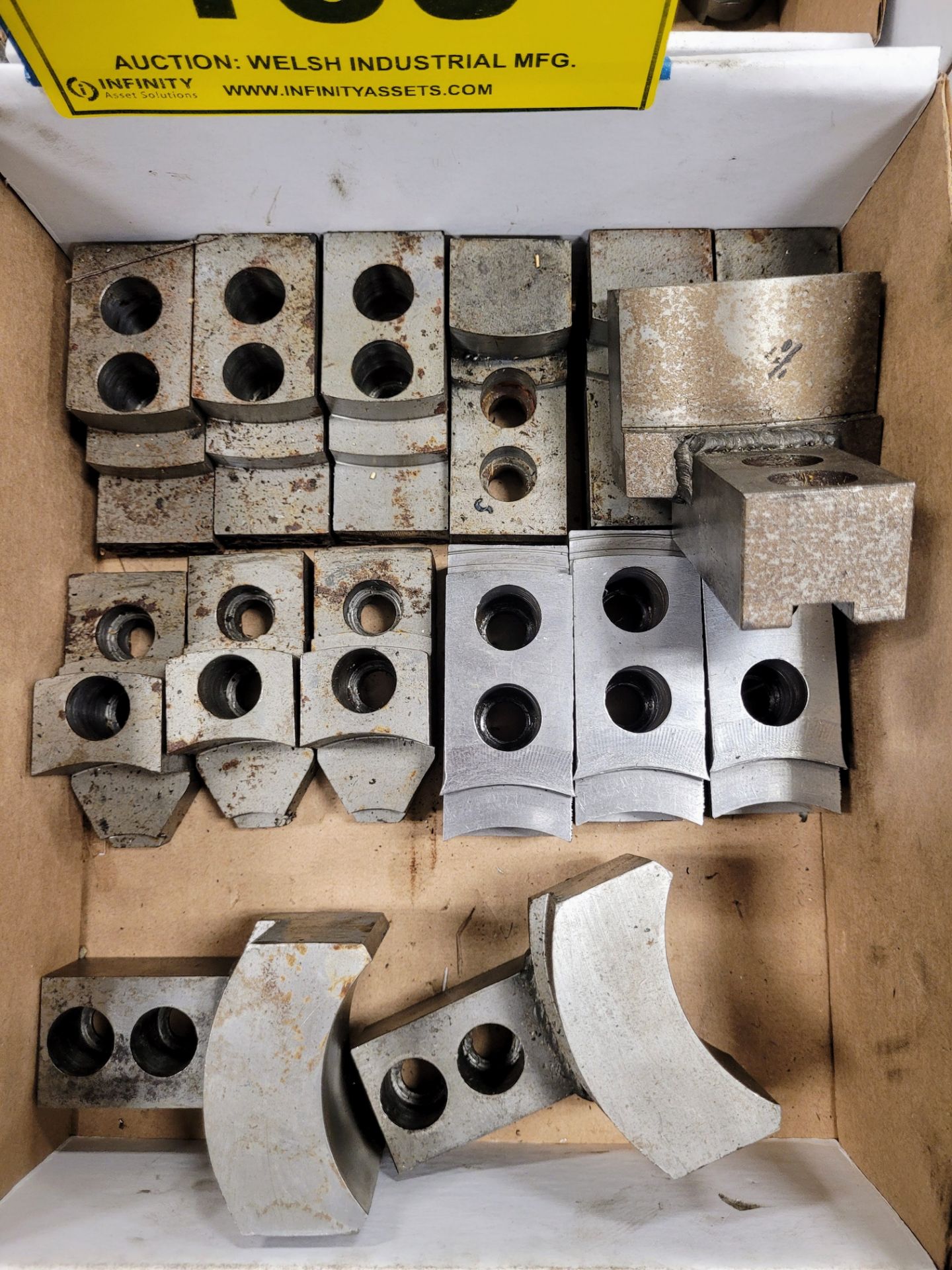 LOT OF (2) BOXES OF LATHE JAW SETS - Image 2 of 3