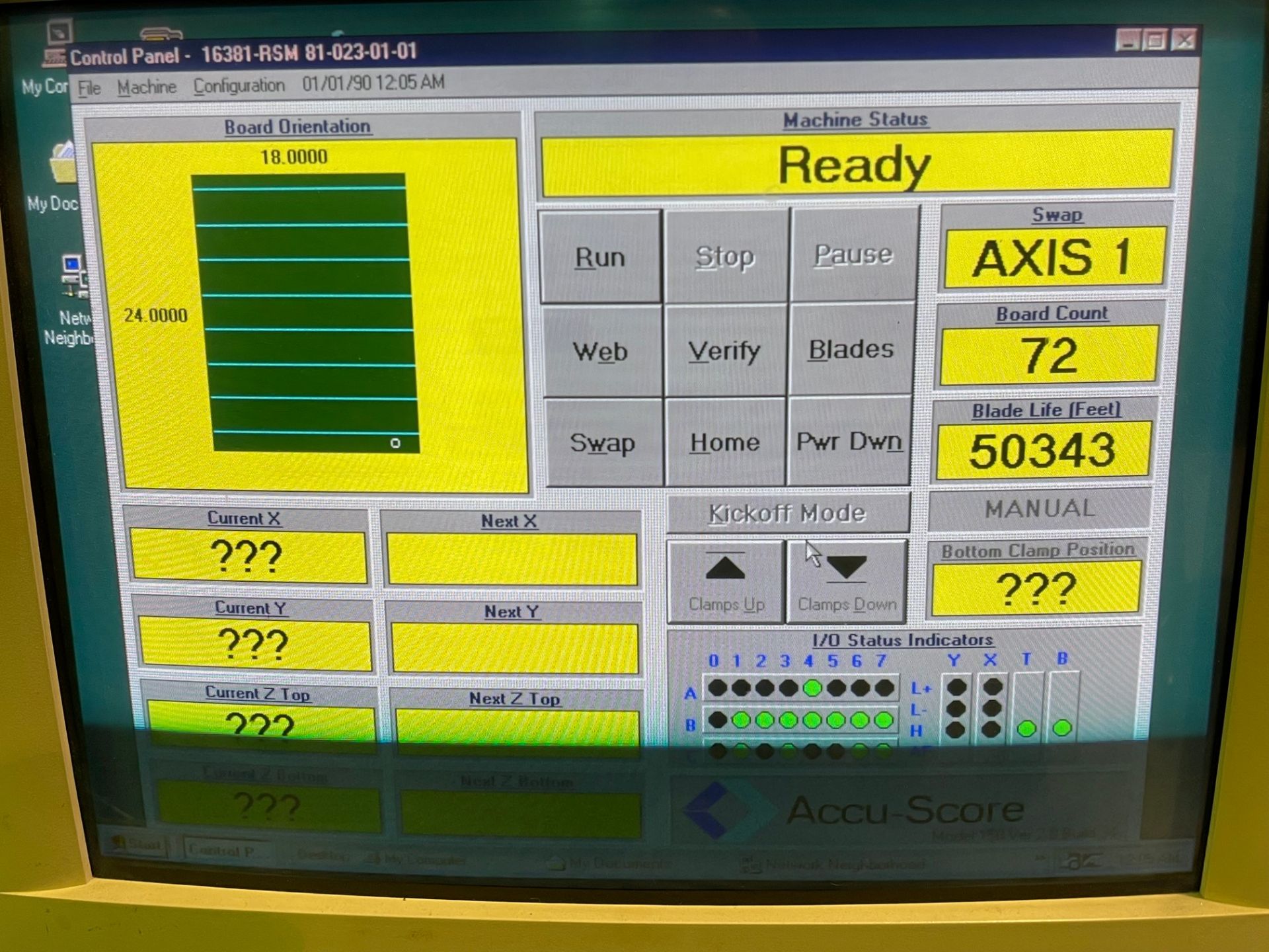ACCUSYSTEMS ACCUSCORE AS-150-JE CNC V-SCORING SYSTEM, 200 FPM FEED RATE, POWER SOURCE: 235 VAC, 50/ - Image 6 of 11