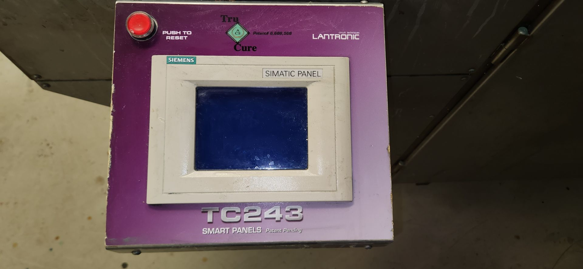 2006 LANTRONIC MODEL TC243 CURING OVEN W/ SIEMENS QUICK PANEL JR. TOUCH SCREEN CONTROL - Image 16 of 16