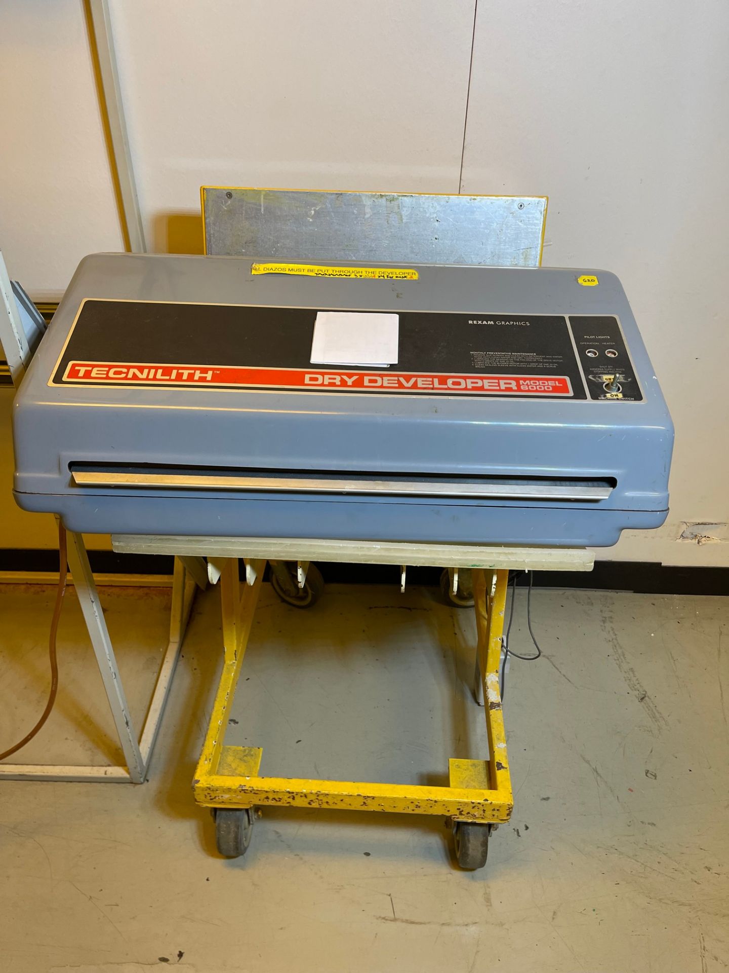 TECHNILITH DRY DEVELOPER MODEL 6000