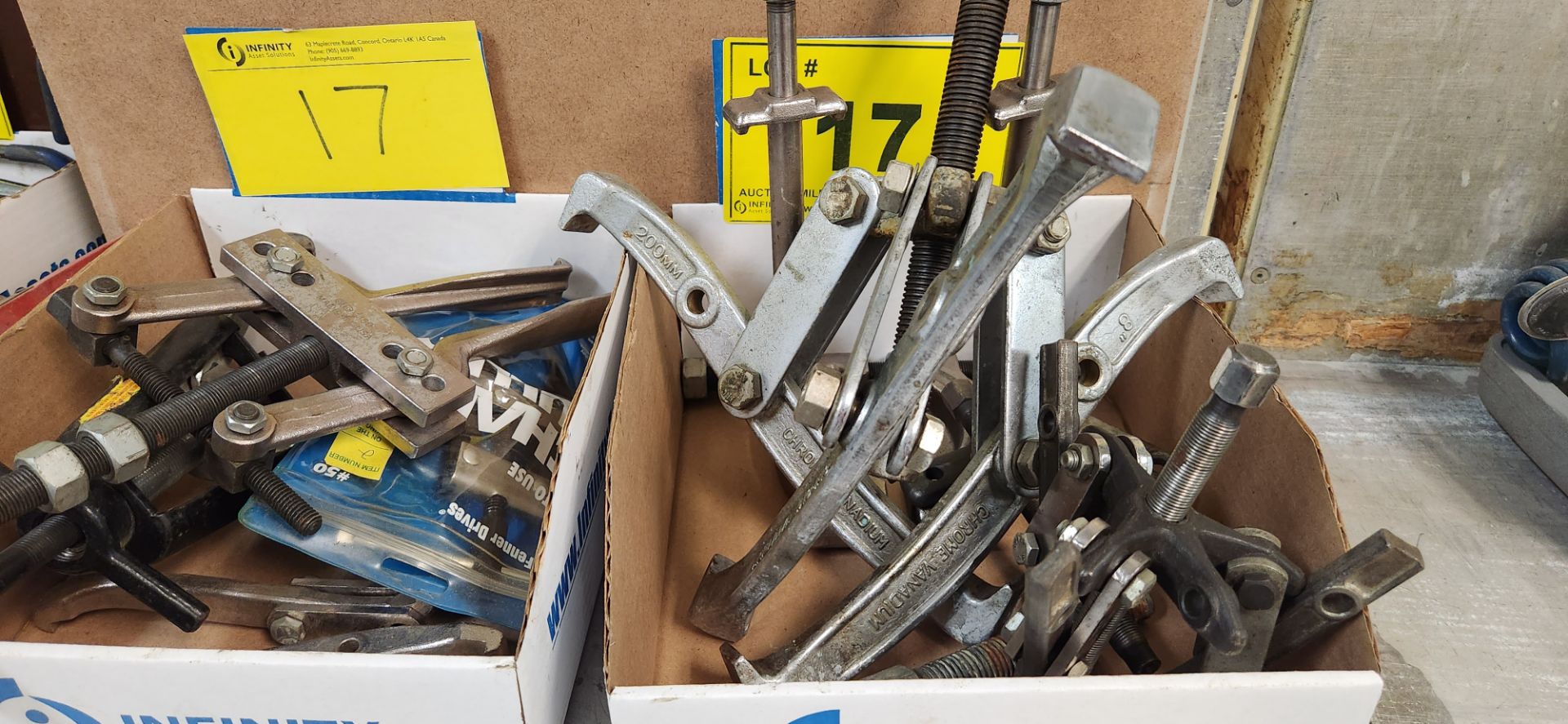 LOT OF (2) BOXES OF PULLERS
