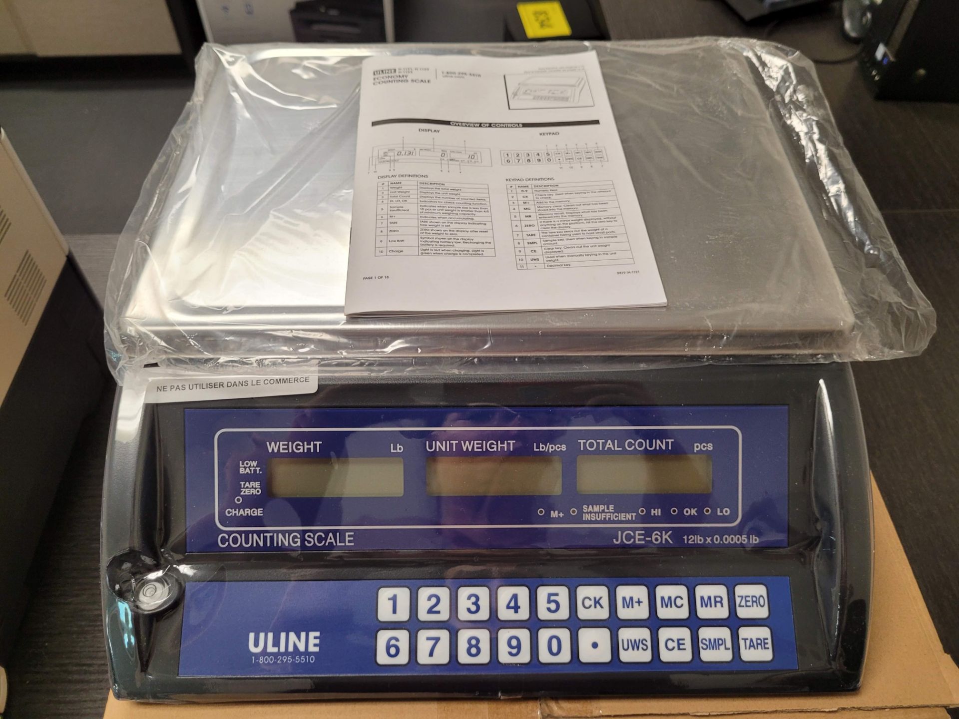 UNLINE H-1121 12 X 0005LB ECONOMY COUNTING SCALE - Image 2 of 4
