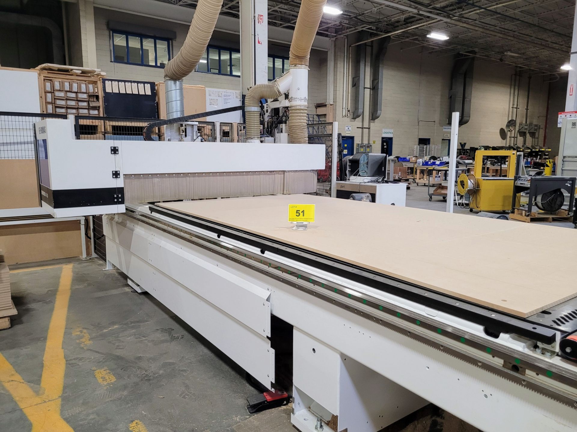 2020 HOMAG CENTATEQ N-300 NESTED-BASED CNC ROUTER, 5' X 10' TABLE, 10 KW (13.4 HP) ROUTER SPINDLE, - Image 2 of 8