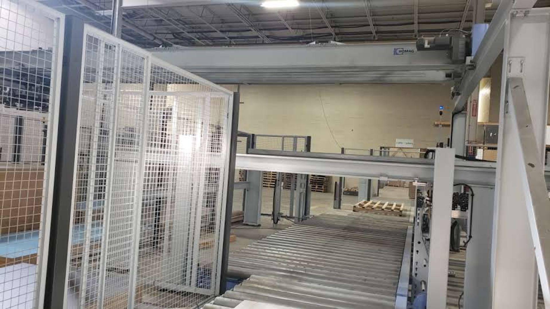 2015 HOMAG PROFI TLF411/40/11 STORAGE RETRIEVAL SYSTEM, S/N 0-286-05-9406 W/ OVERHEAD CRANE, APPROX. - Image 12 of 12