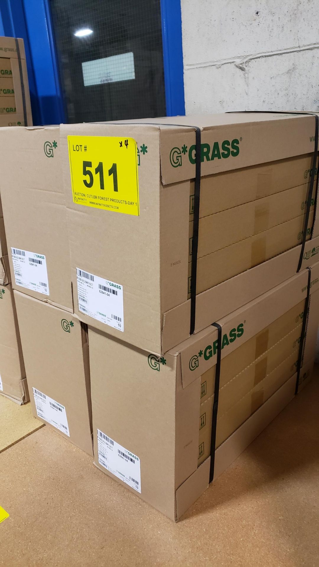BOXES OF GRASS NP CLASSIC DÉCOR H63 NL 400/SET WHITE PU10 HARDWARE (SUBJECT TO BULK BID LOT 499A) - Image 3 of 3