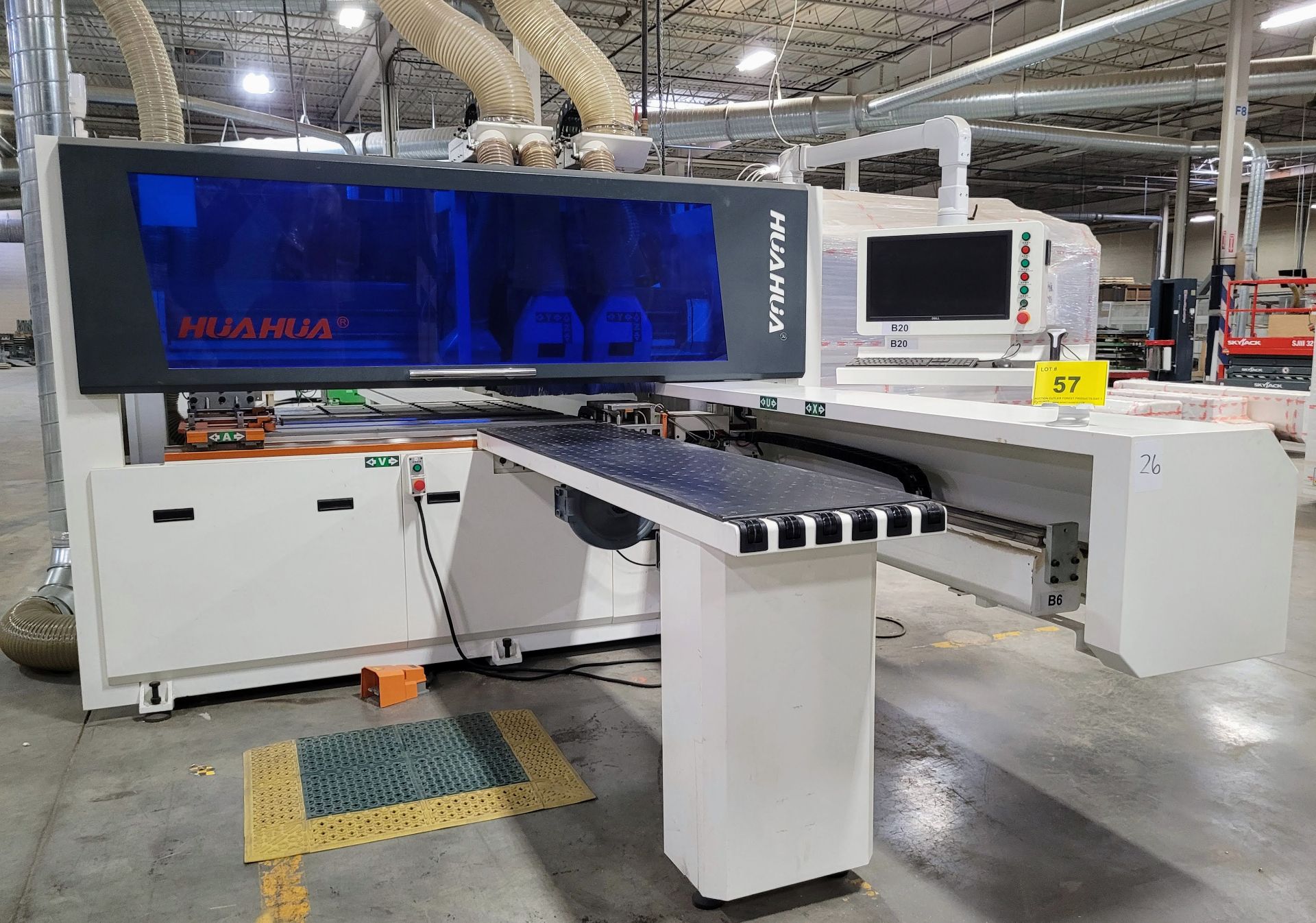 2021 HUAHUA SKH-612HS 6-SIDE CNC MACHINING & PROCESSING CENTER, HORIZONTAL & VERTICAL DRILLING,