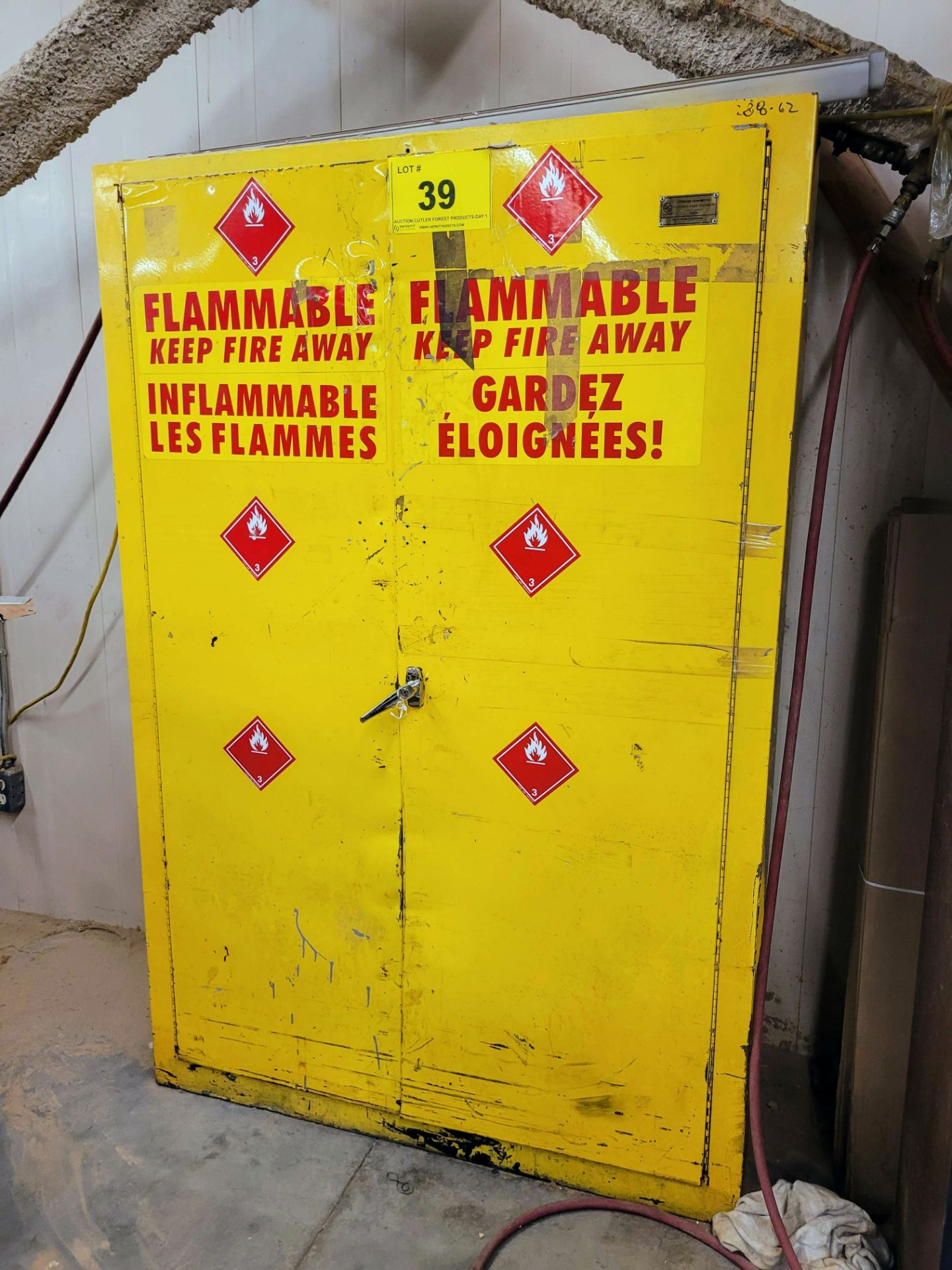 TWO DOOR FLAMMABLE STORAGE CABINET