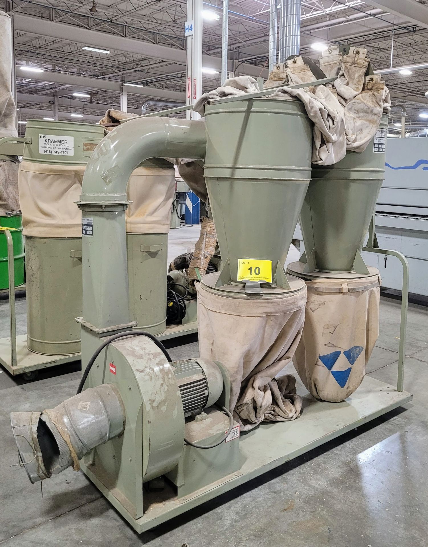 KRAEMER, KTM-S5212- CYN SPECIAL, 5HP DUAL BAG PORTABLE DUST COLLECTOR