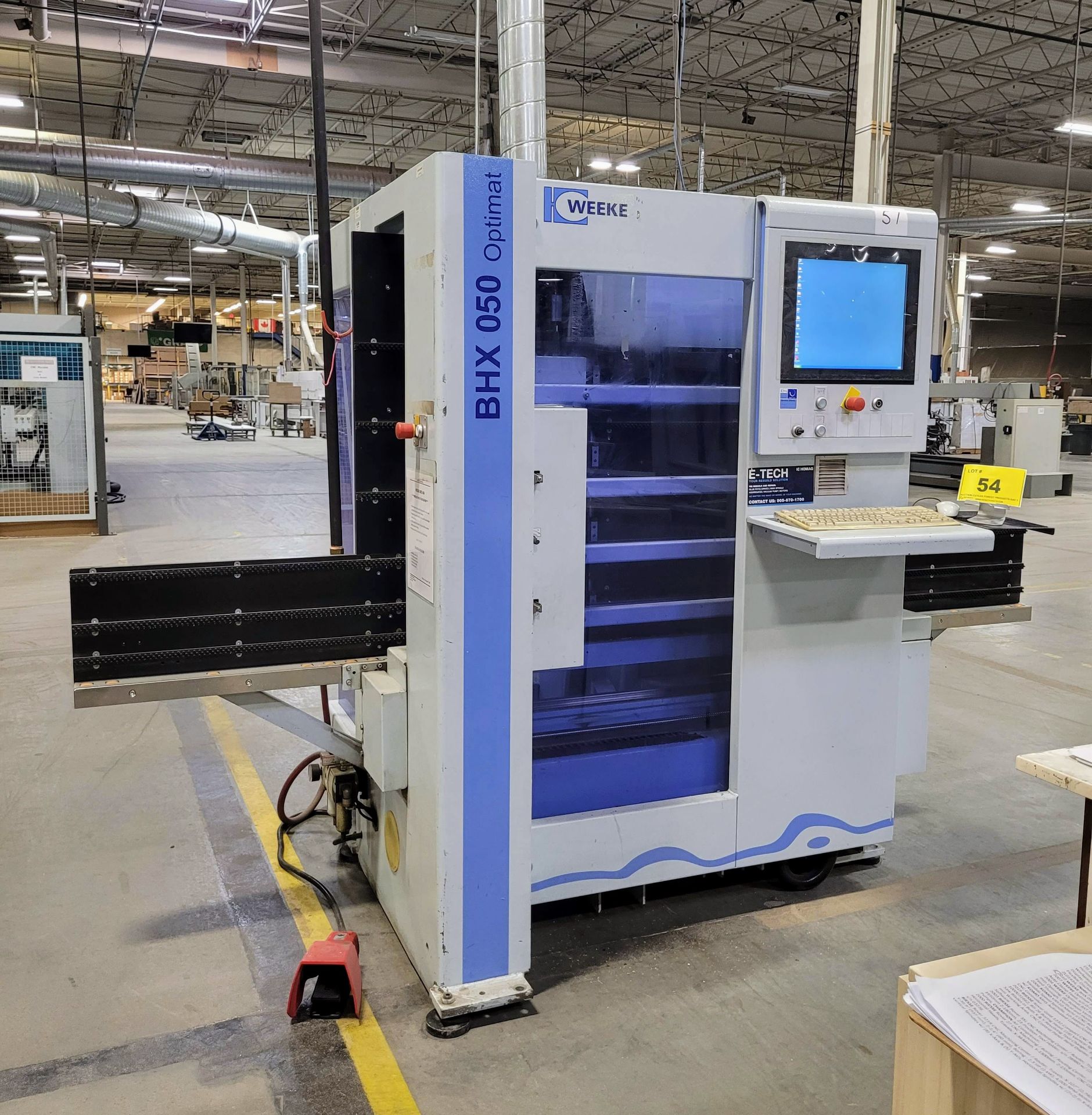 2010 WEEKE BHX 050 VERTICAL CNC MACHINING CENTER, S/N 0-250-66-6690 - Image 2 of 5