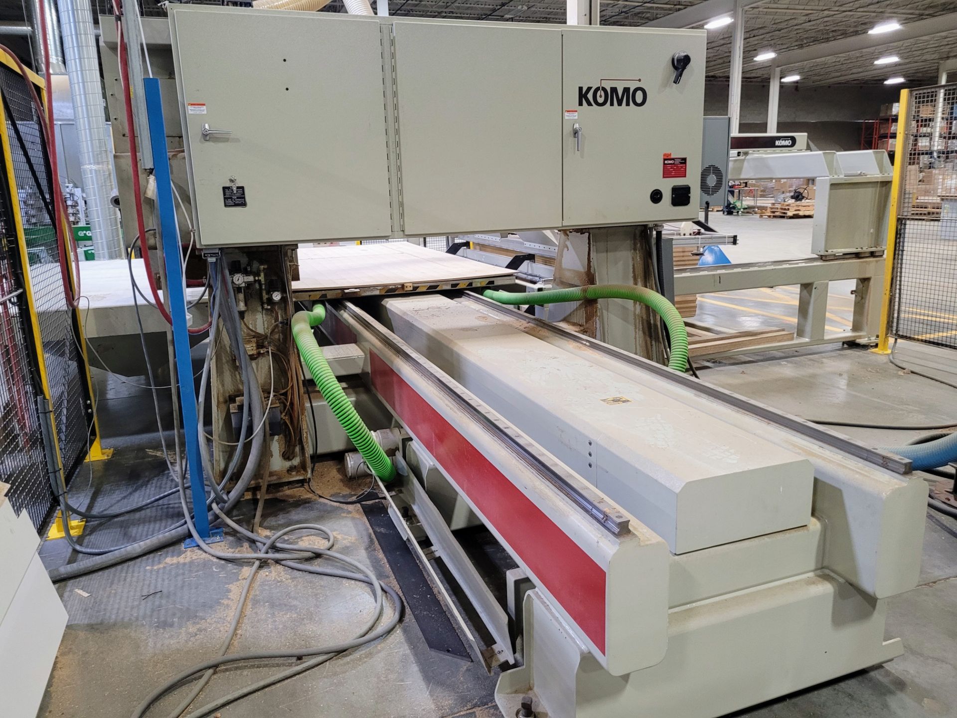 2006 KOMO VR510 MACHI II CNC ROUTER, 60" X 120" VACUUM TABLE, 16HP ATC VARIABLE SPEED SPINDLE, 10- - Image 4 of 12
