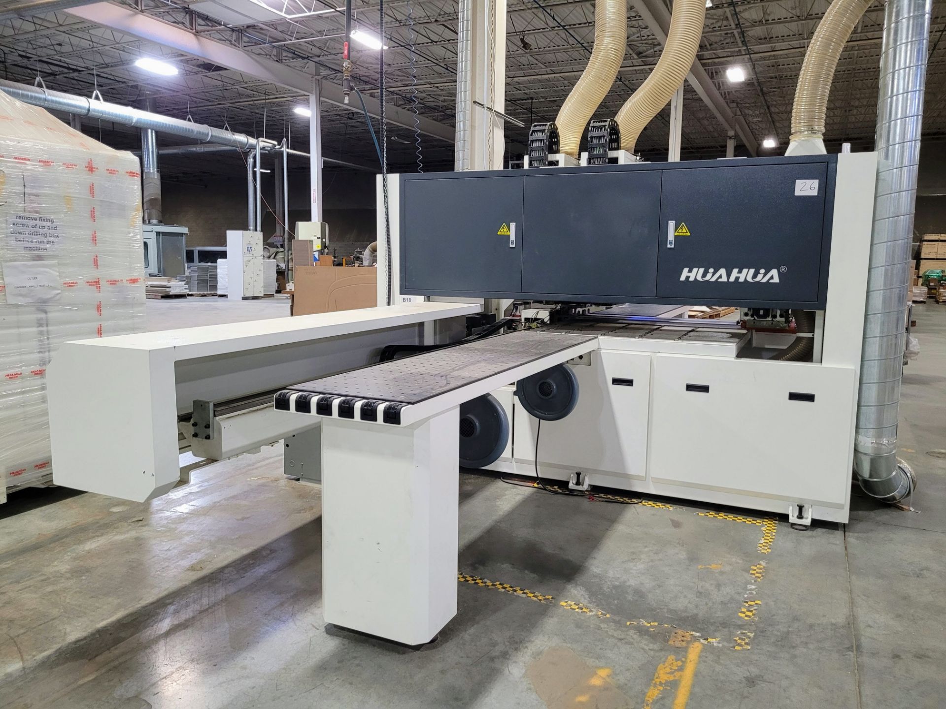 2021 HUAHUA SKH-612HS 6-SIDE CNC MACHINING & PROCESSING CENTER, HORIZONTAL & VERTICAL DRILLING, - Image 3 of 7