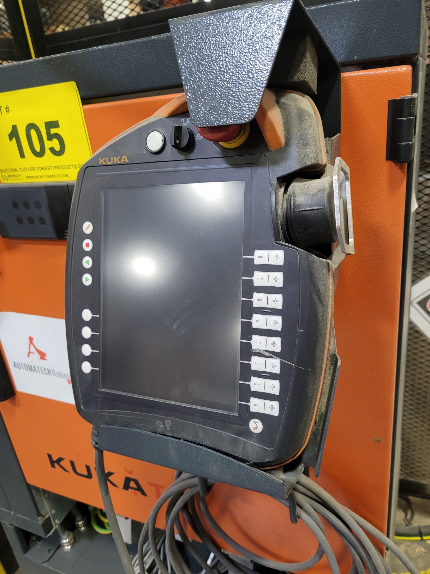 2015 KUKA KR 120 R3200 PA 5-AXIS ROBOTIC PALLETIZING / LABEL SYSTEM, 120KG LOAD CAPACITY, 3195MM MAX - Image 9 of 23