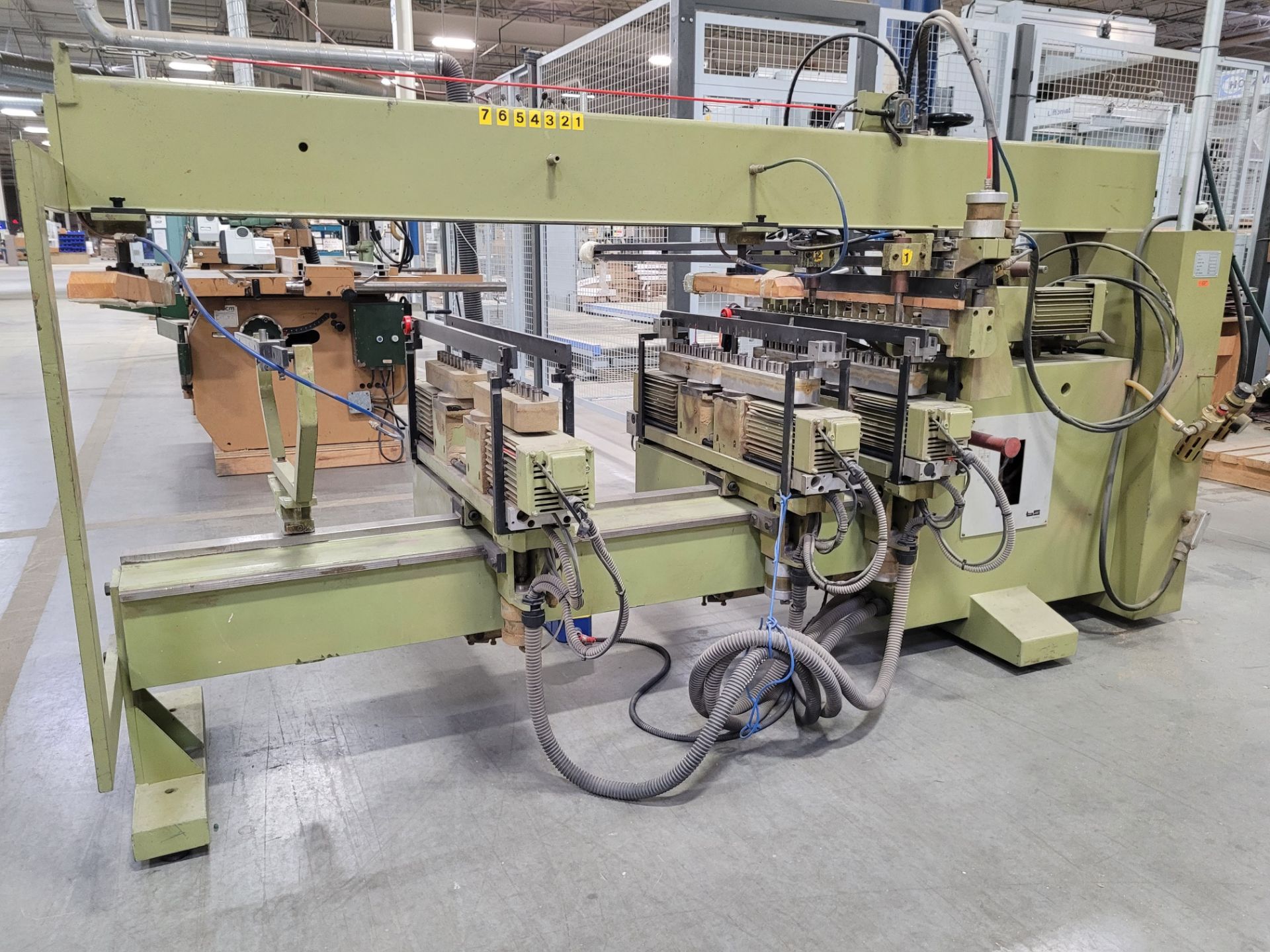 BIESSE BEAVER MULTI-SPINDLE BORING MACHINE, (21) SPINDLE HORIZONTAL & (2X10) VERTICAL BORING - Image 2 of 6