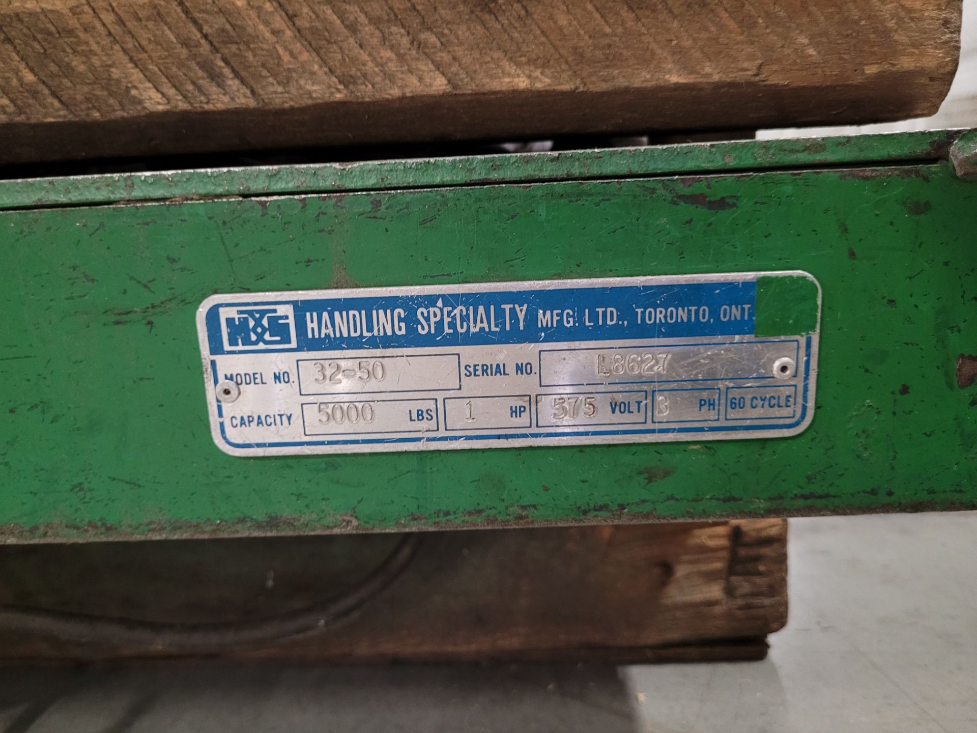 LOT OF (4) HANDLING SPECIALTY SCISSOR LIFT TABLES (CONDITION UNKNOWN) - Image 5 of 5