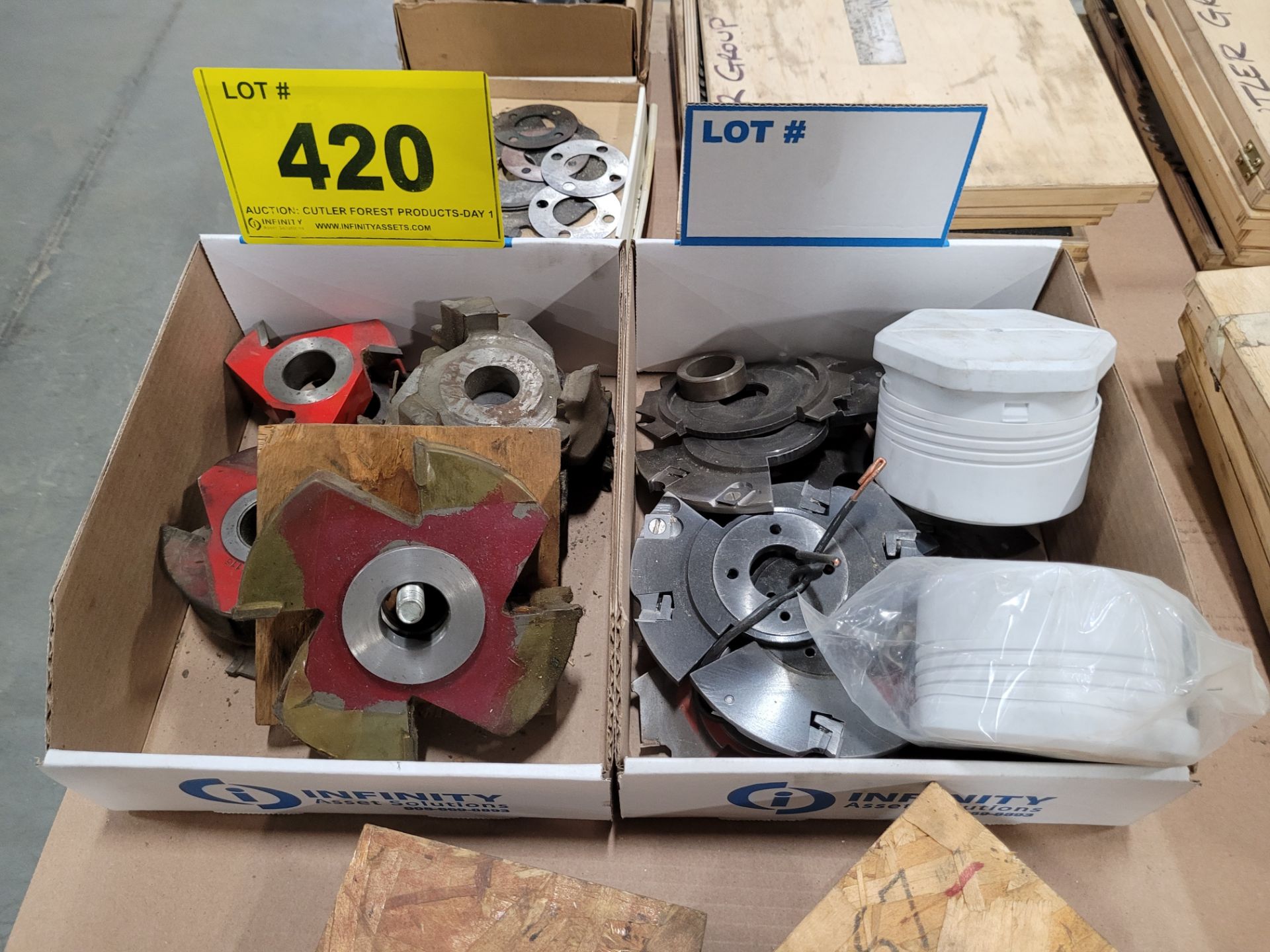 LOT - ASSORTED CUTTERS
