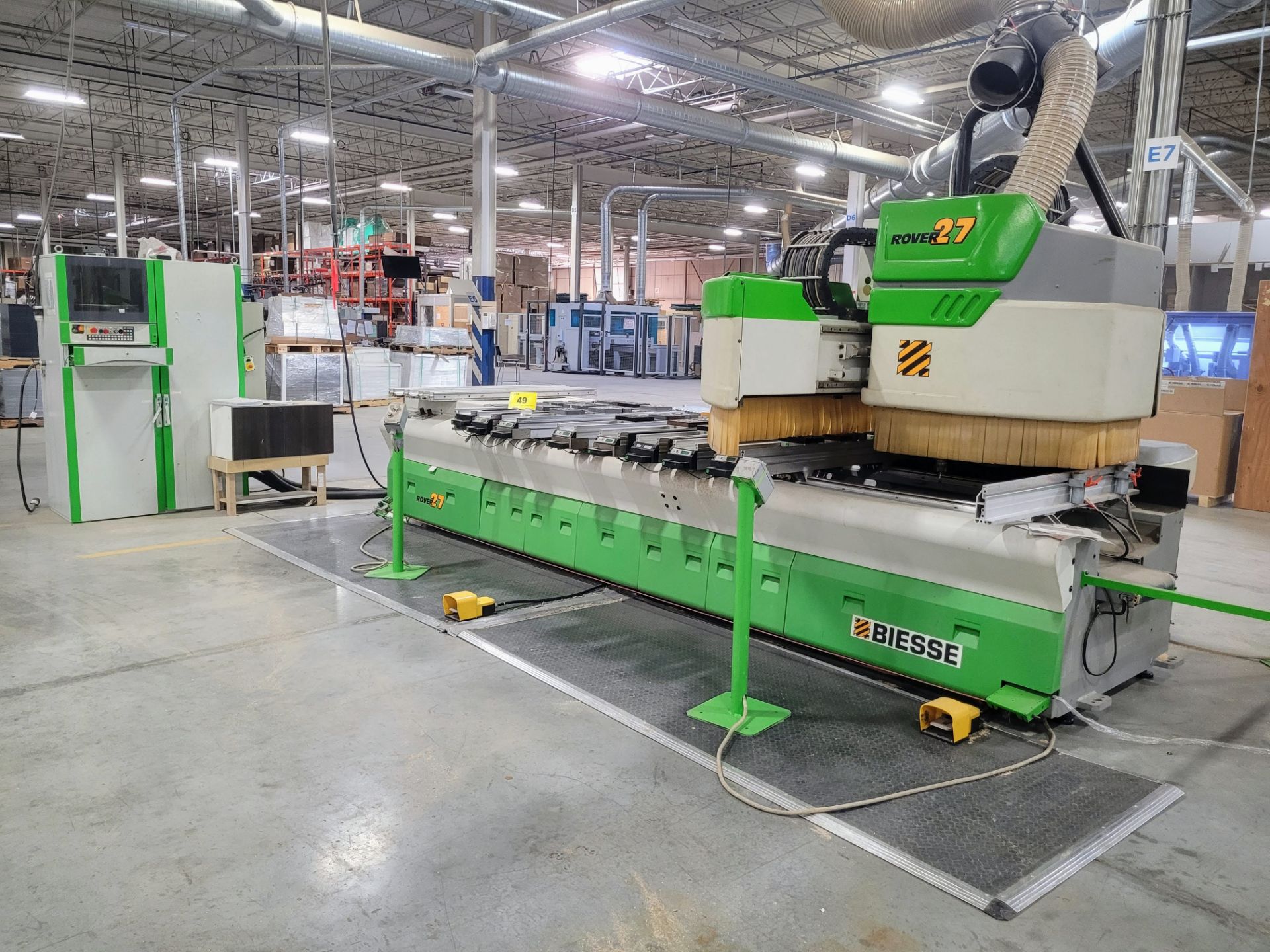 2000 BIESSE ROVER 27 CNC MACHINING / BORING / ROUTING CENTER, (20) VERTICAL & (8) HORIZONTAL