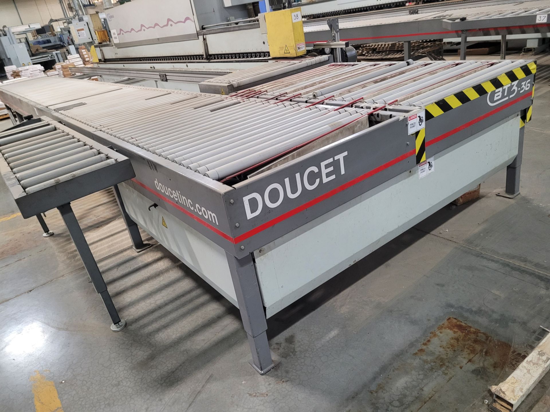 DOUCET BT3-36 EDGE BANDER RETURN CONVEYOR, 36"W - Image 2 of 3